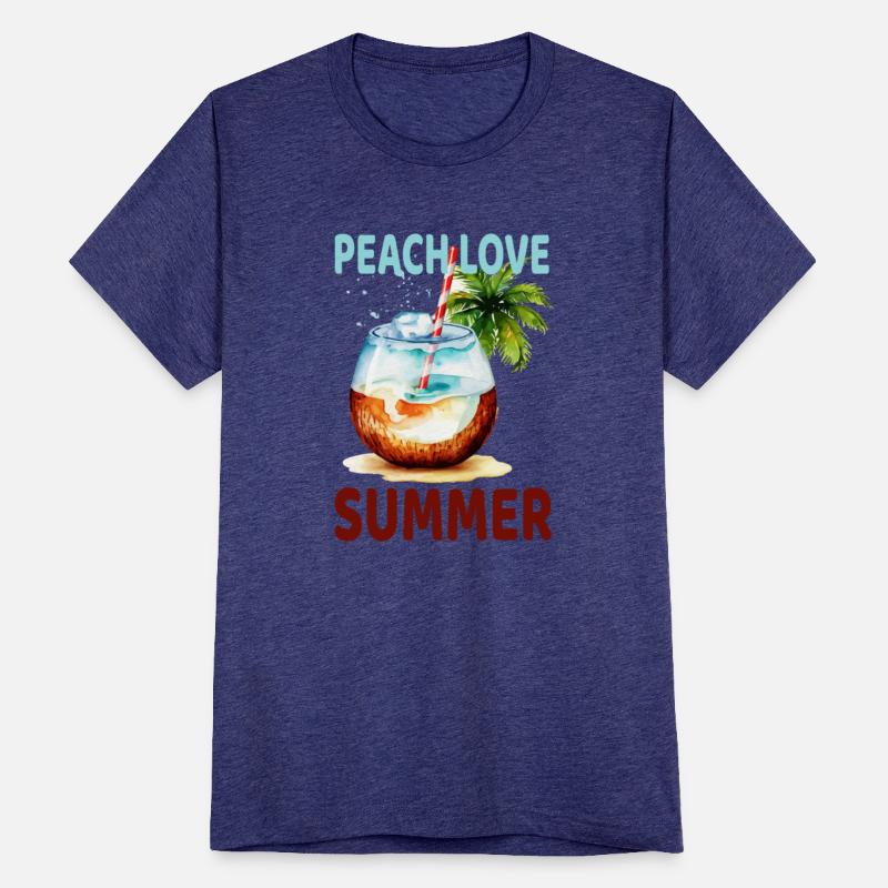 Peach Love Summer T-shirt,Boho,
