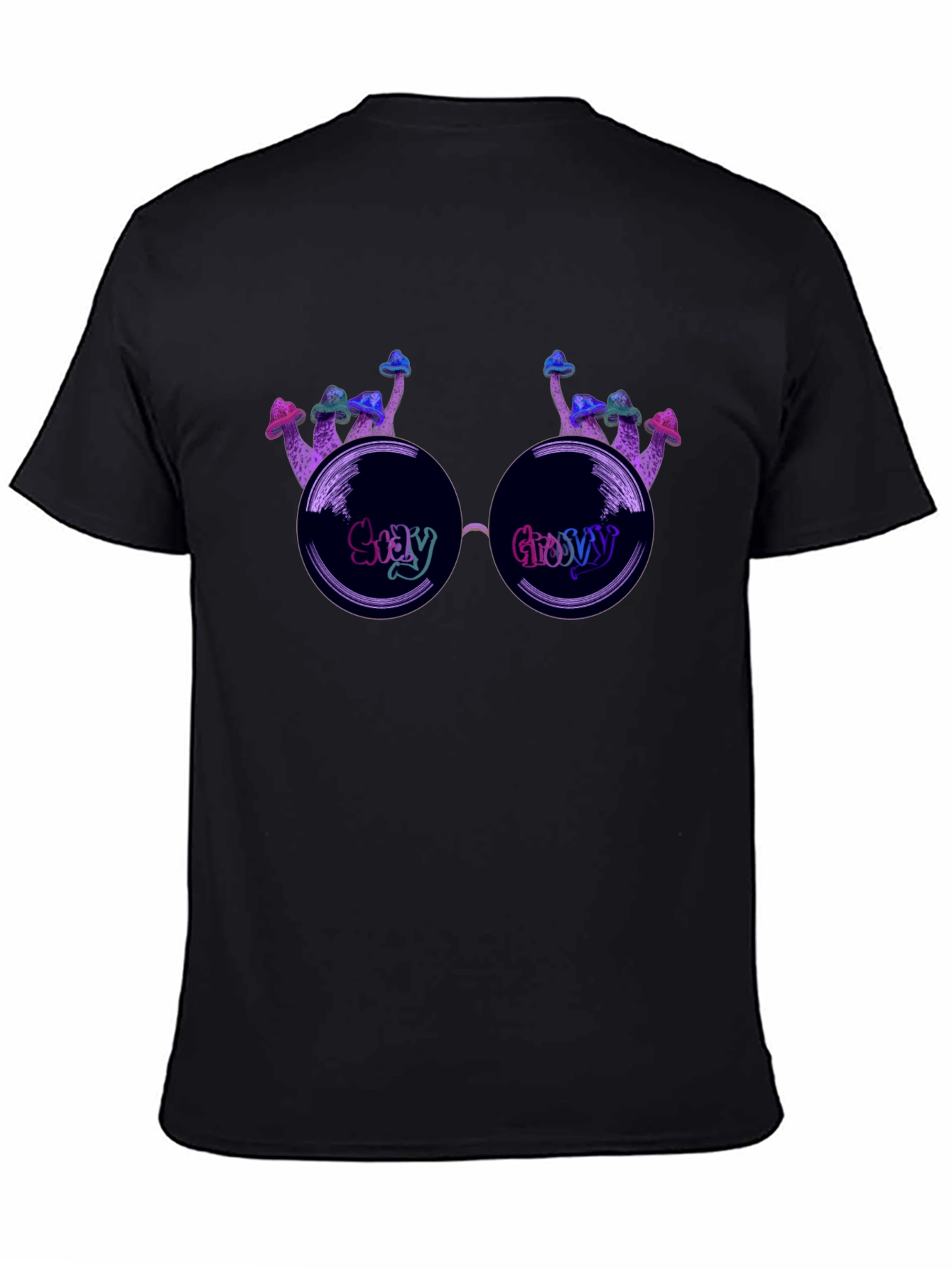 Stay Groovy Mushroom Graphic T-Shirt