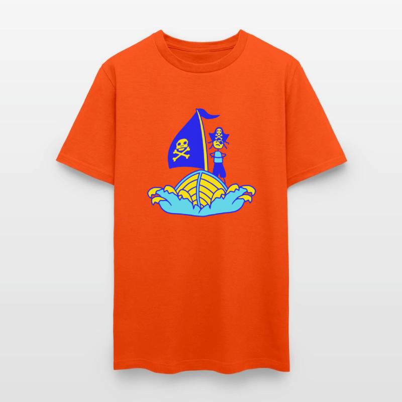 Pirate Ship Child Captain Bad Buccaneer Boy Waves