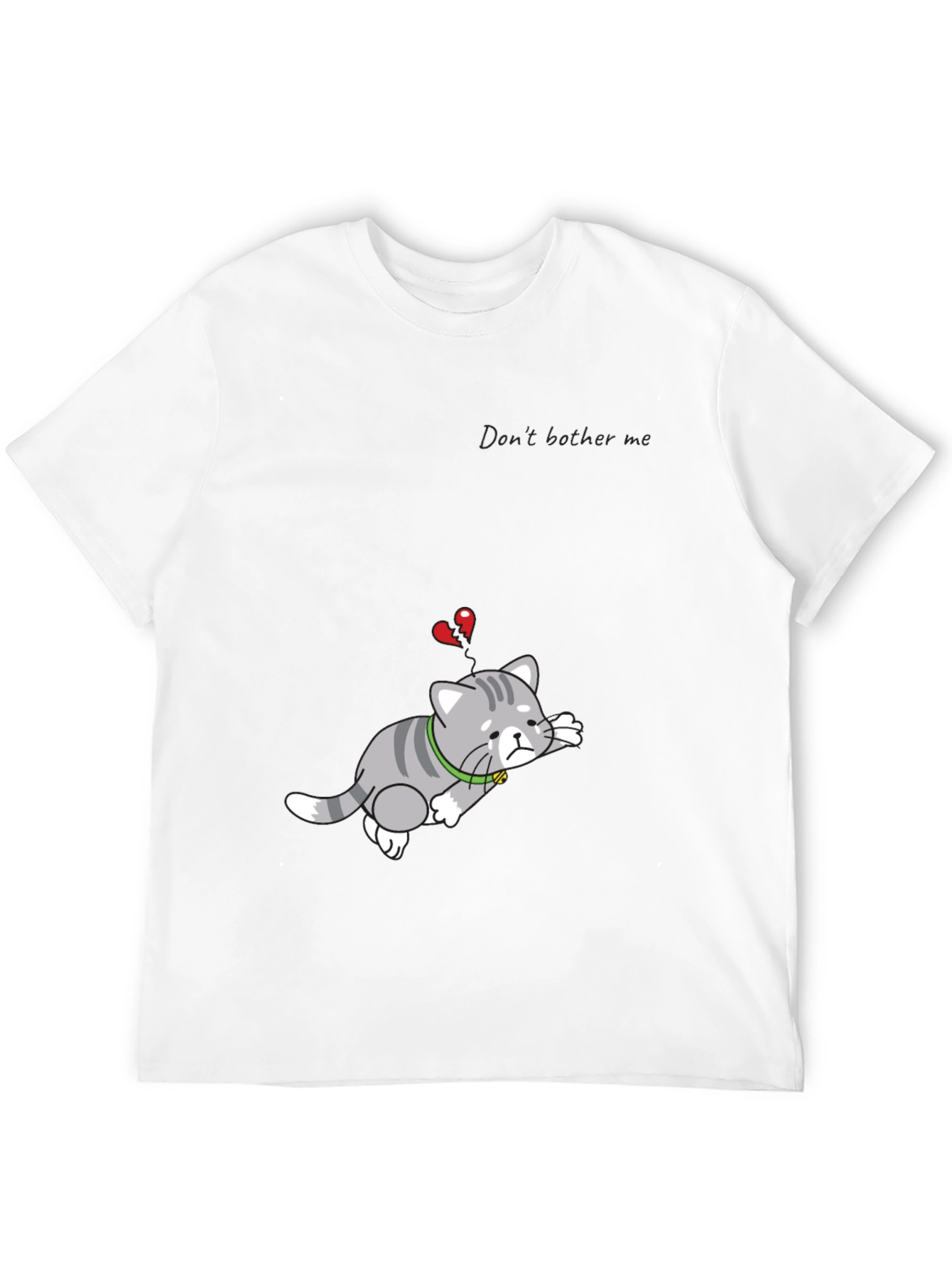 Sad Cat Graphic Tee - Dont Bother Me T-Shirt
