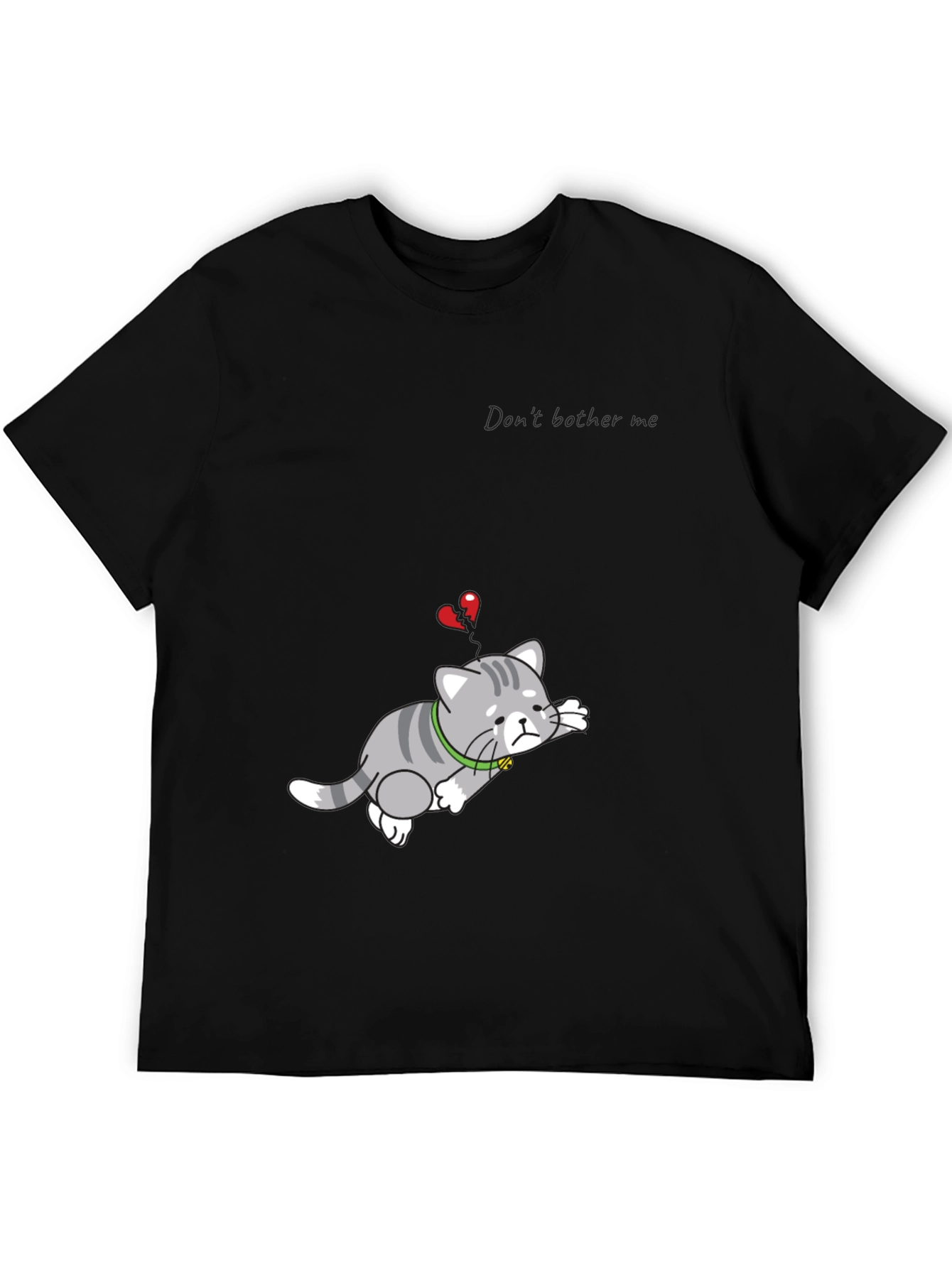 Sad Cat Graphic Tee - Dont Bother Me T-Shirt