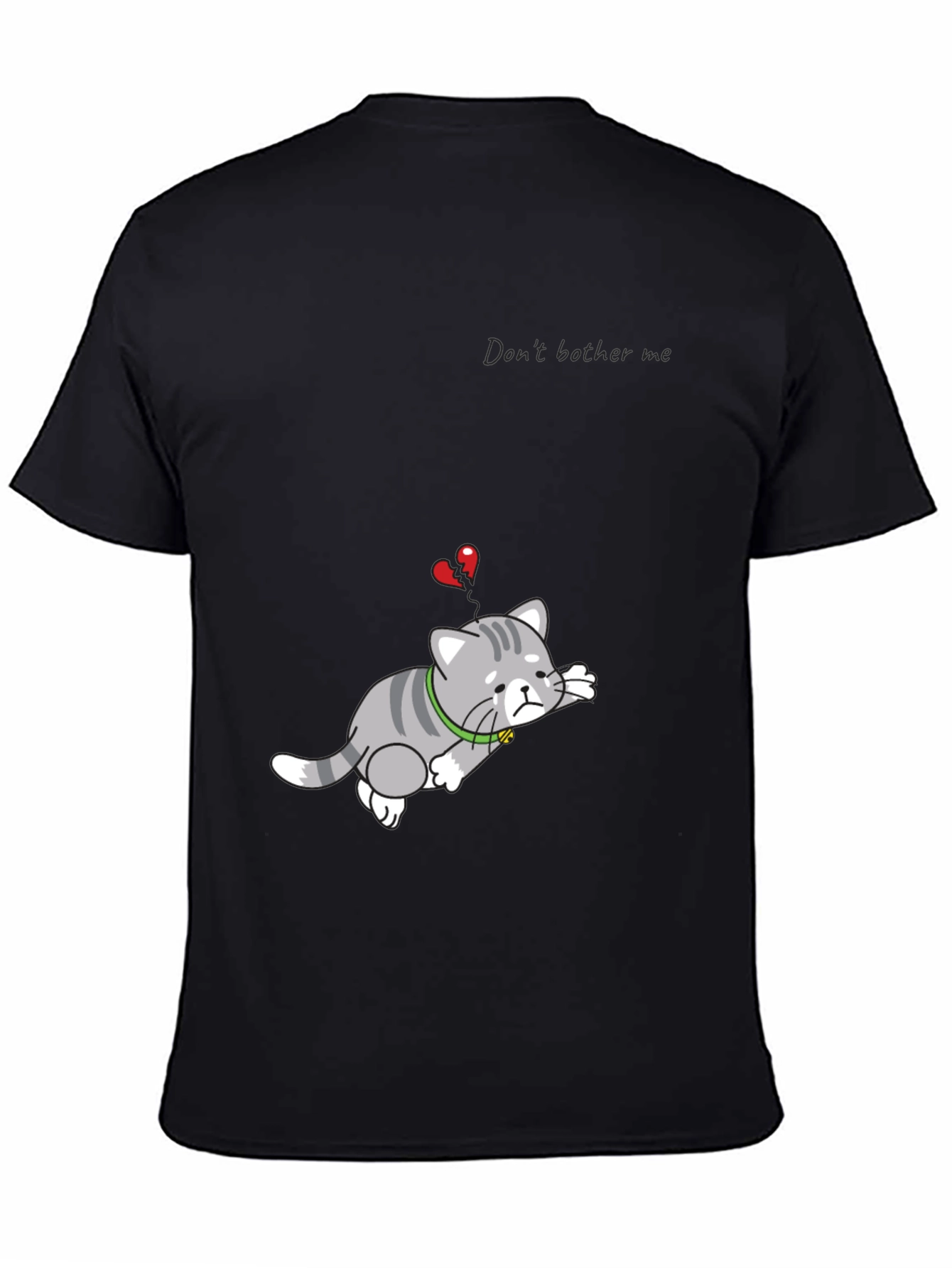Sad Cat Graphic Tee - Dont Bother Me T-Shirt