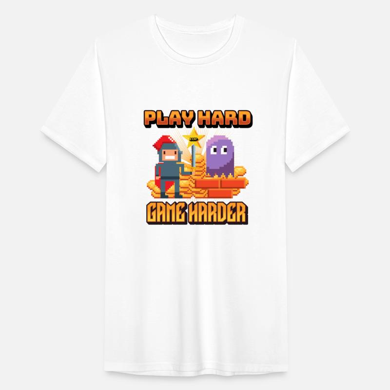 Play Hard, Game Harder | Pixelated Gamer Shirt