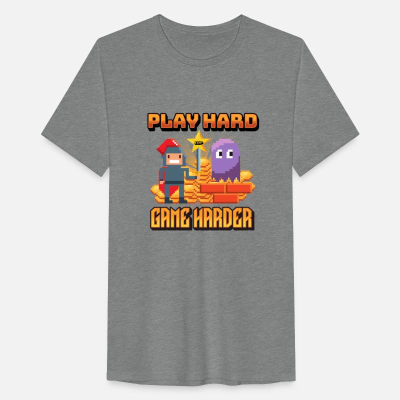 Play Hard, Game Harder | Pixelated Gamer Shirt