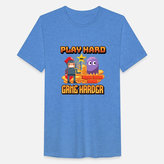 Play Hard, Game Harder | Pixelated Gamer Shirt