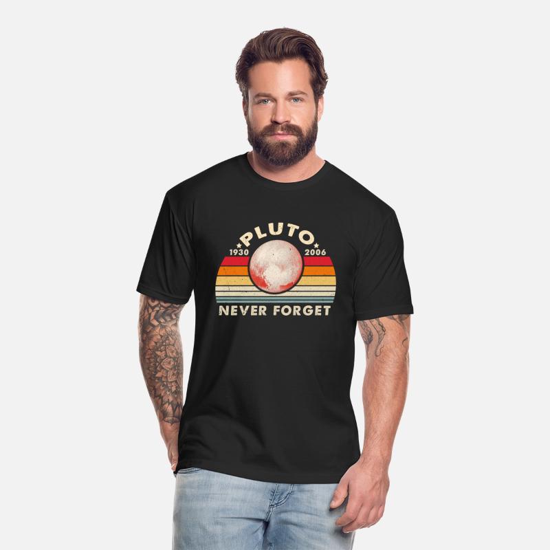 Pluto Never Forget Retro Vintage Science Graphic