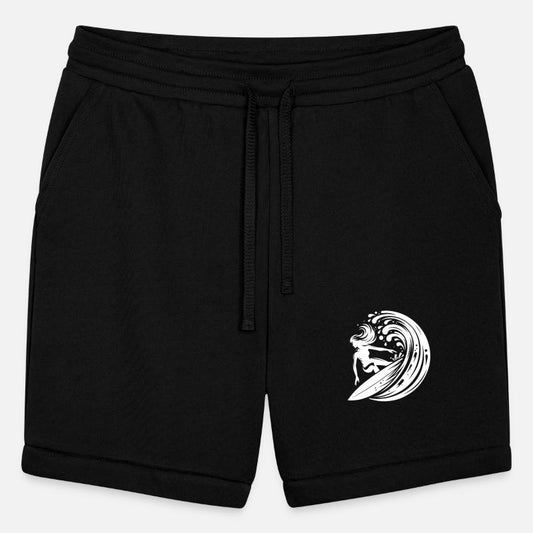 Pretty Surfer Surfing In A Big Wave