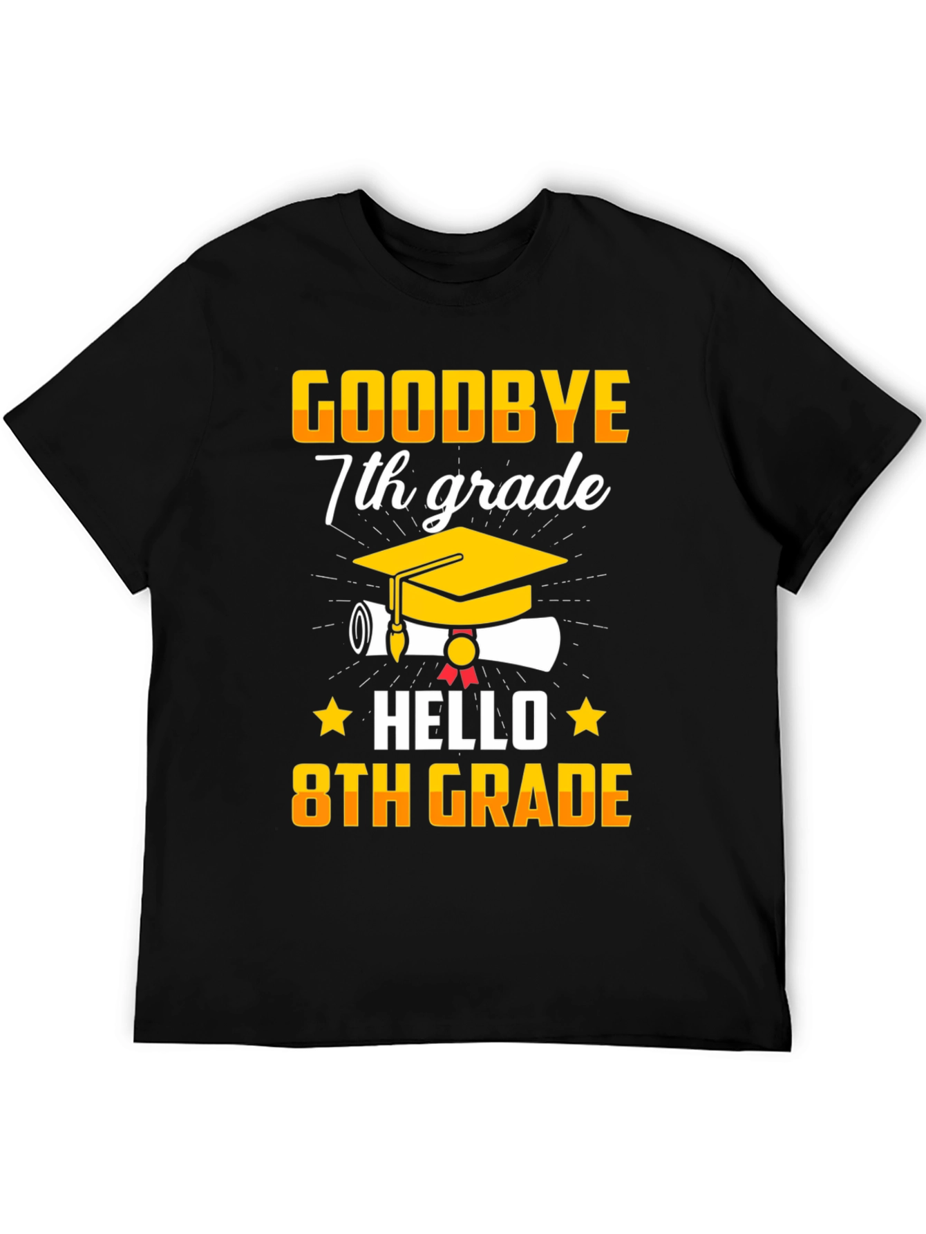 Goodbye 7th Grade Hello 8th Grade Graduation T-Shirt
