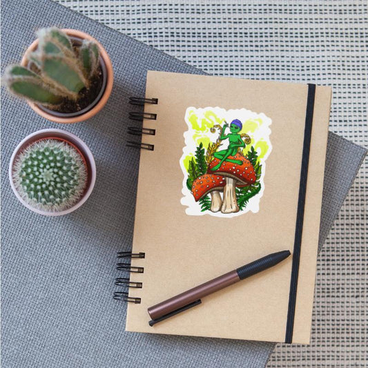 Psycadellic Magic Mushroom Alien LSD Acid Trip