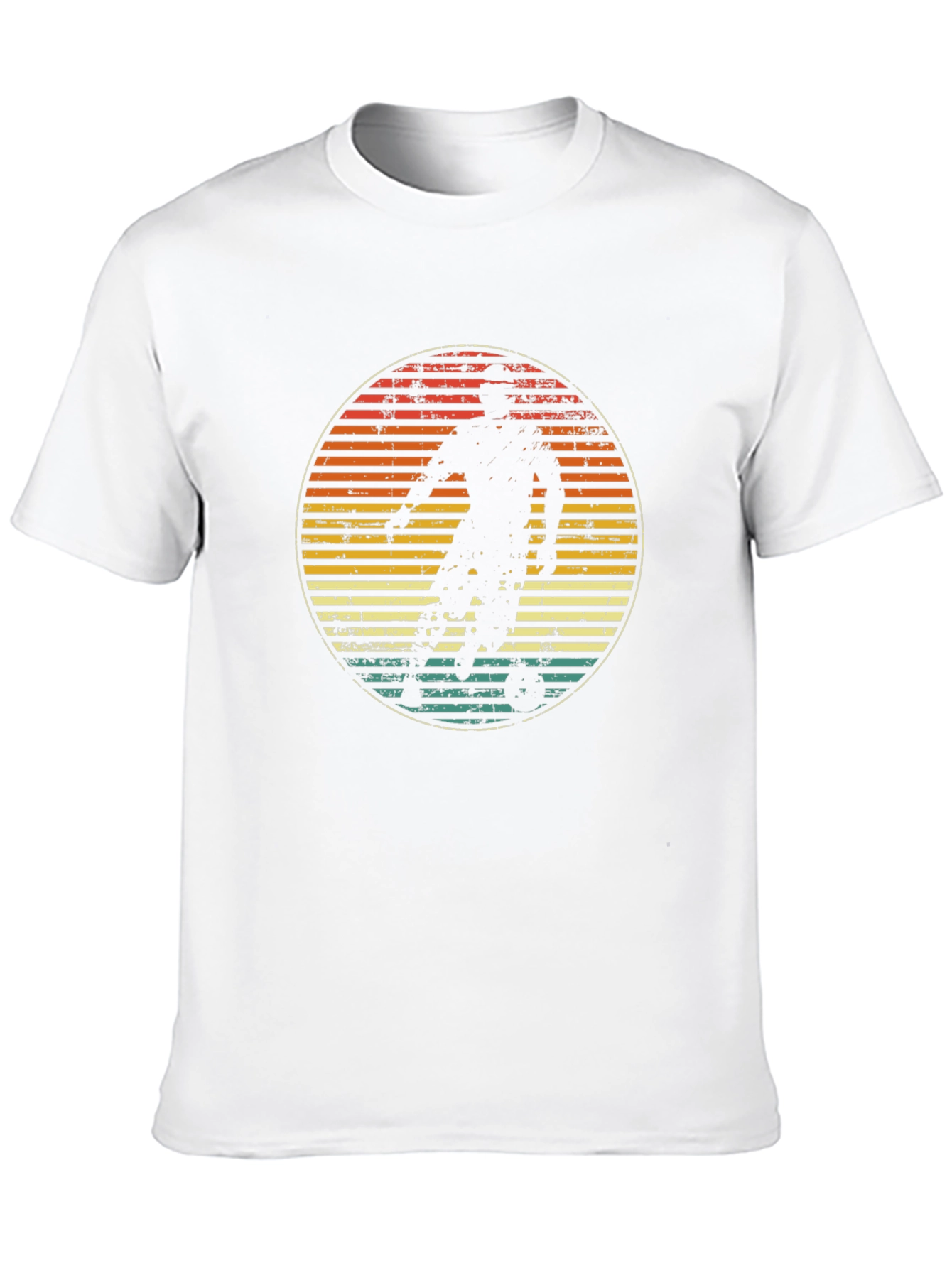 Retro Soccer Player Graphic T-Shirt