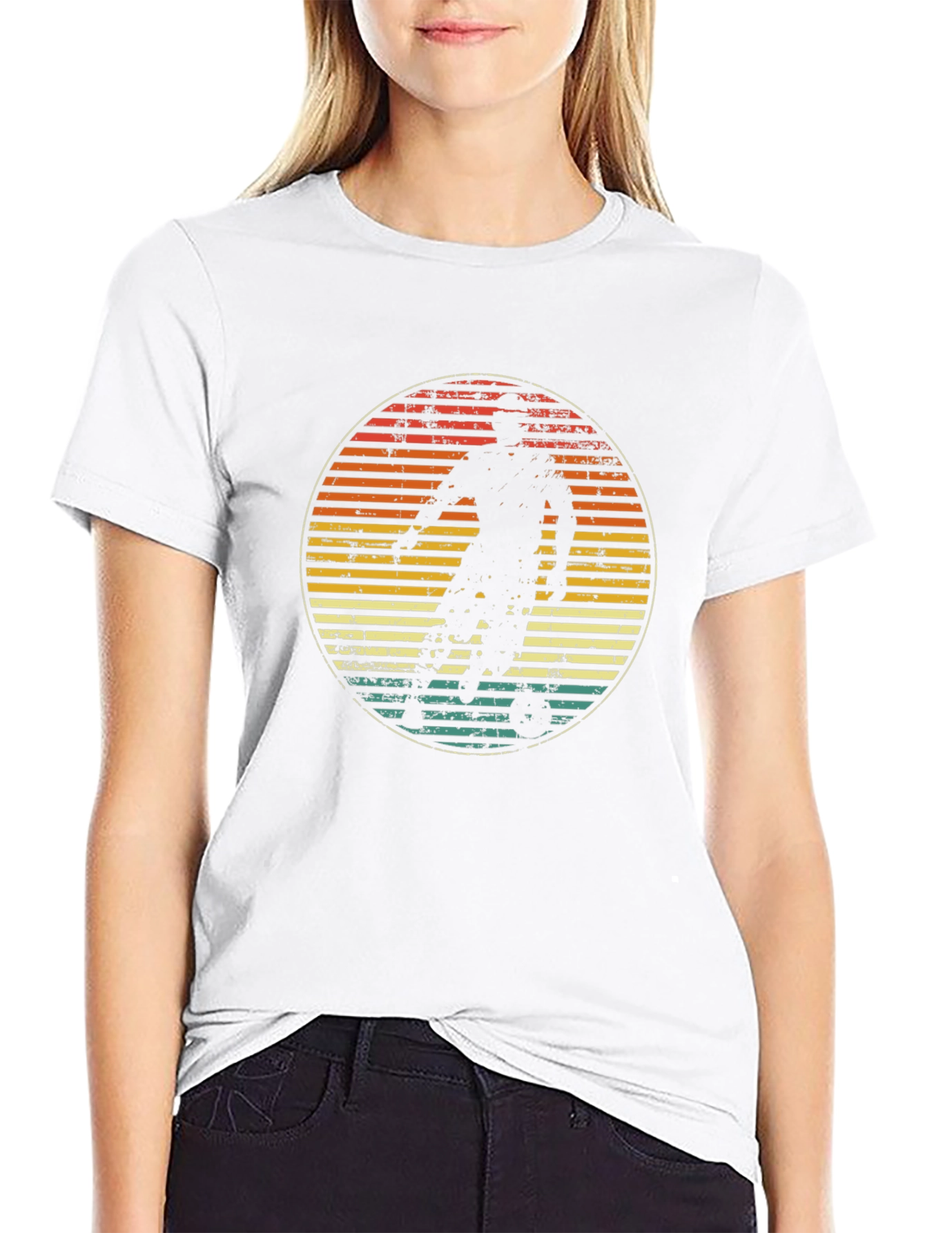 Retro Soccer Player Graphic T-Shirt