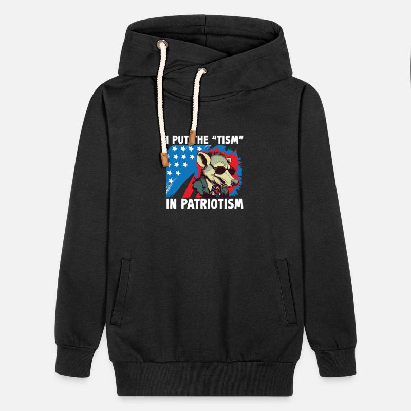 Put The Tism in Patriotism USA flag Opossum