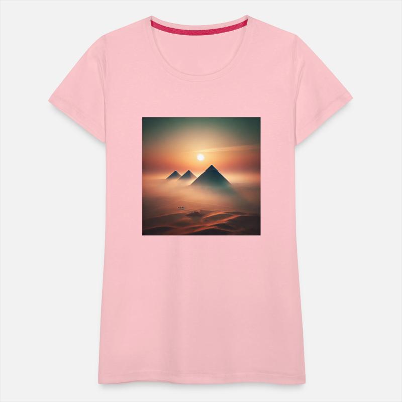 Pyramids in the sand