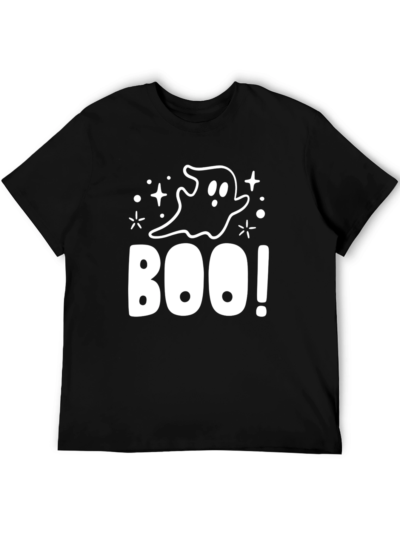 Boo! Ghost Graphic Tee - Halloween Shirt
