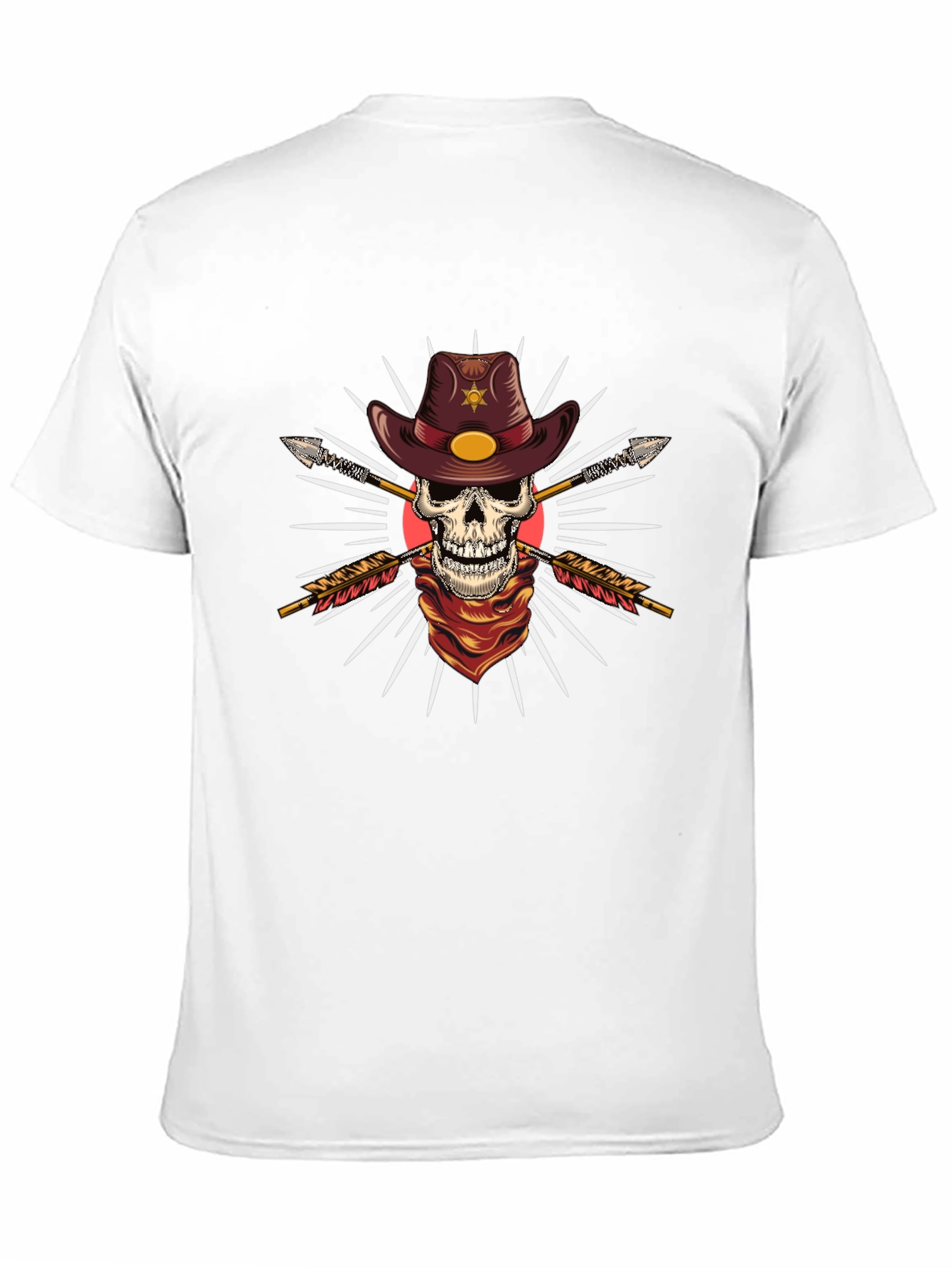 Skull Cowboy T-Shirt - Western Graphic Tee