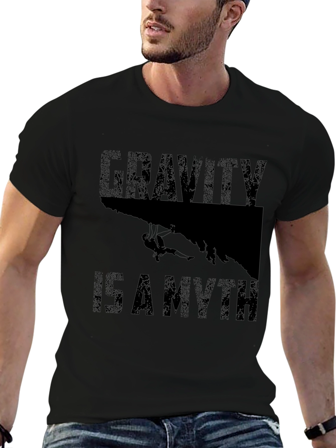 Gravity Is A Myth Climbing T-Shirt