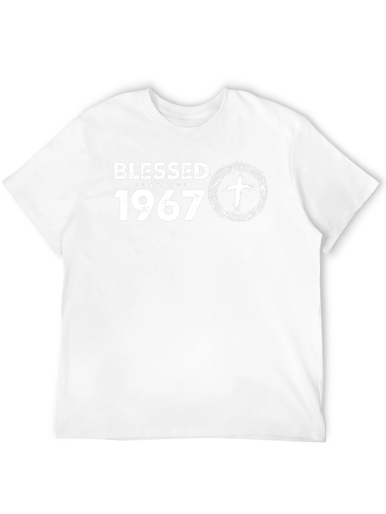 Blessed Since 1967 Graphic Tee - Christian T-Shirt