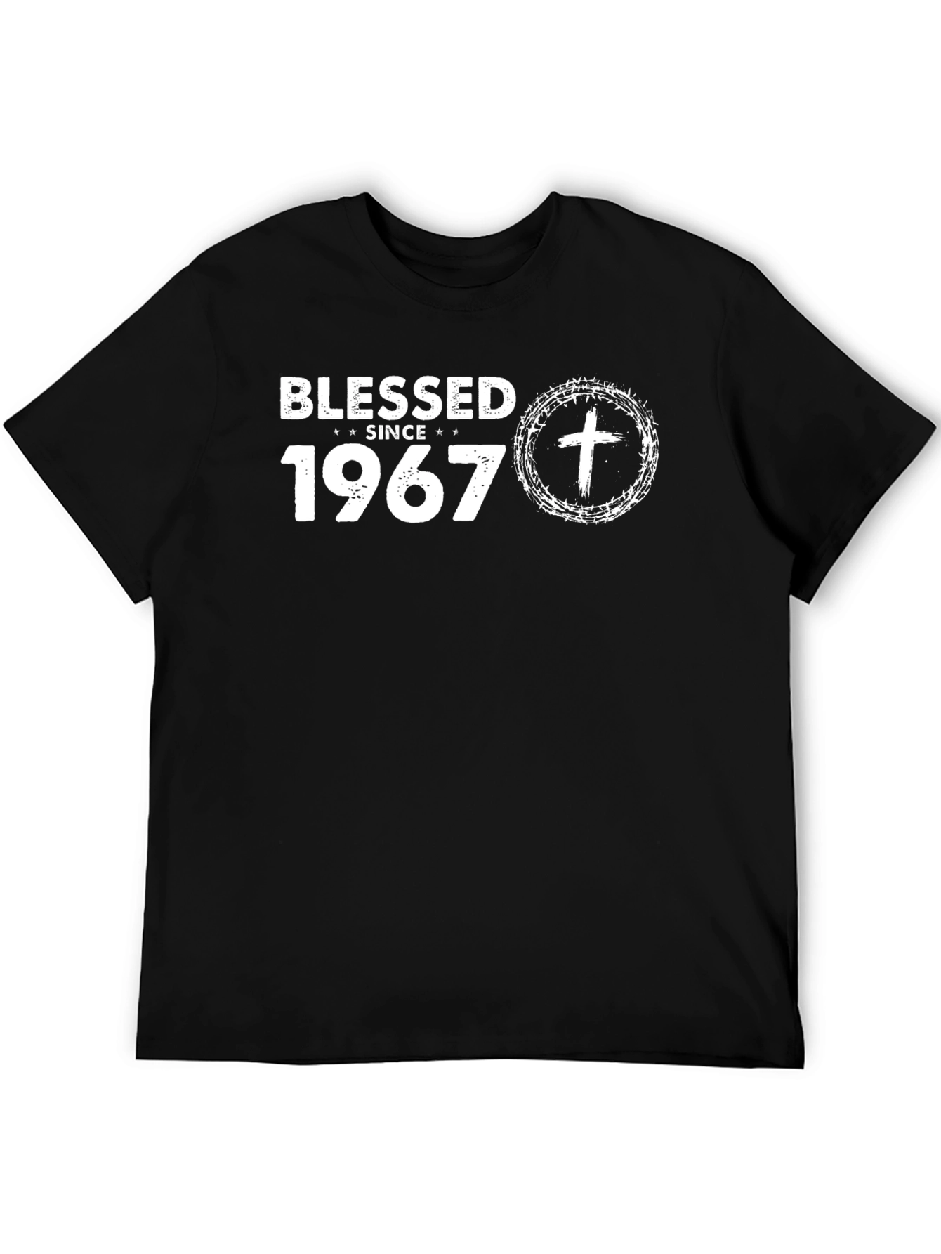 Blessed Since 1967 Graphic Tee - Christian T-Shirt