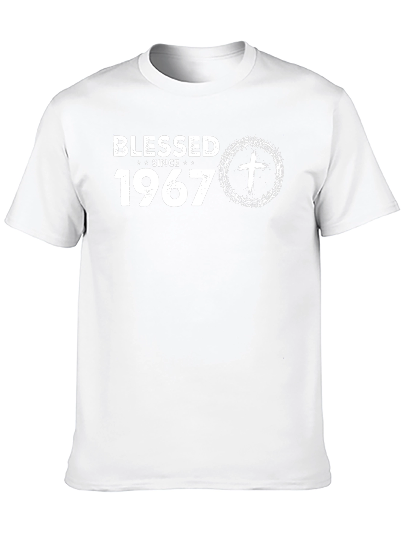 Blessed Since 1967 Graphic Tee - Christian T-Shirt