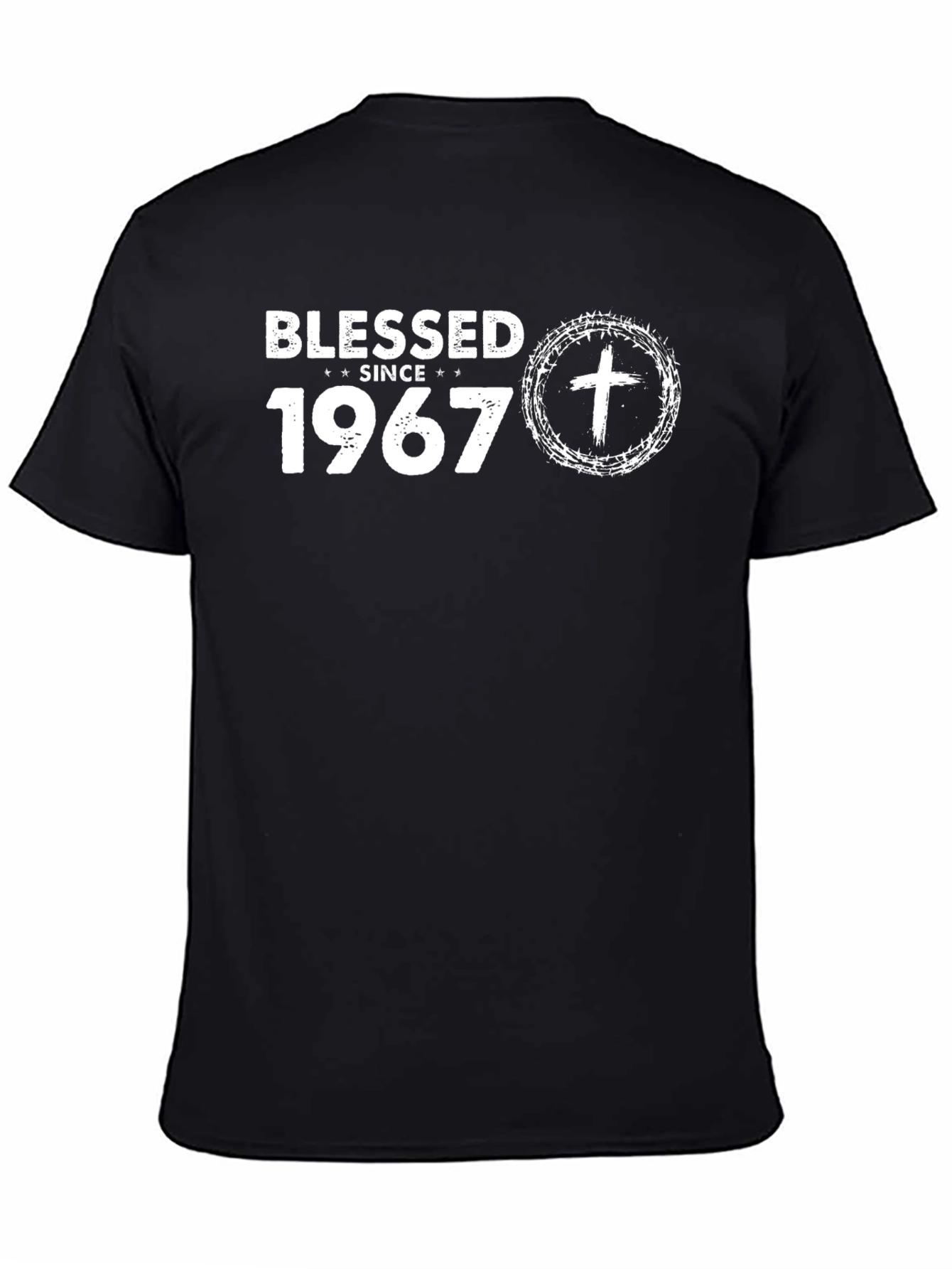 Blessed Since 1967 Graphic Tee - Christian T-Shirt