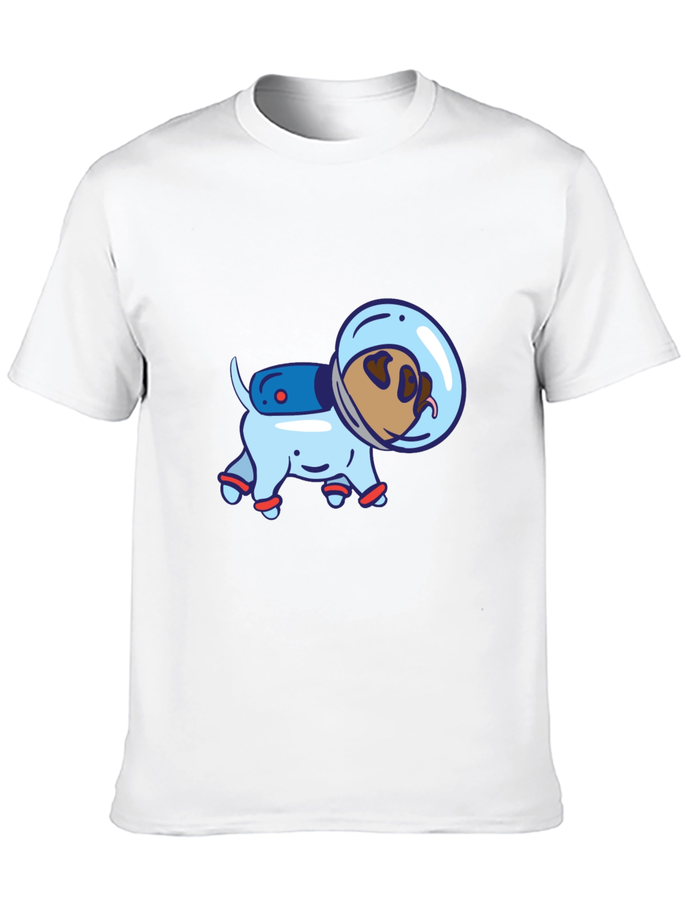 Dog Astronaut Graphic T-Shirt