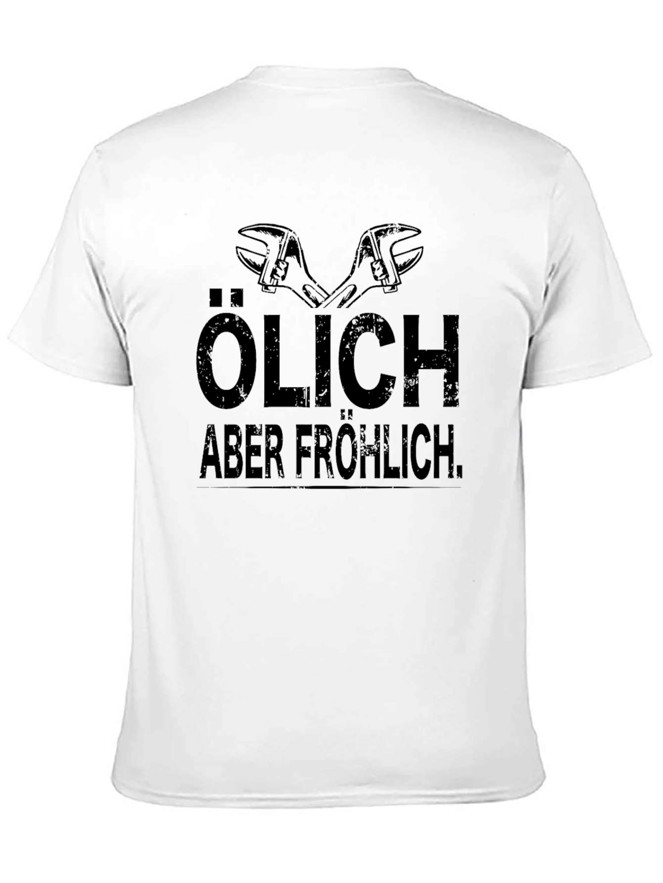 Ölich Aber Fröhlich Mechanic Wrench Graphic T-Shirt