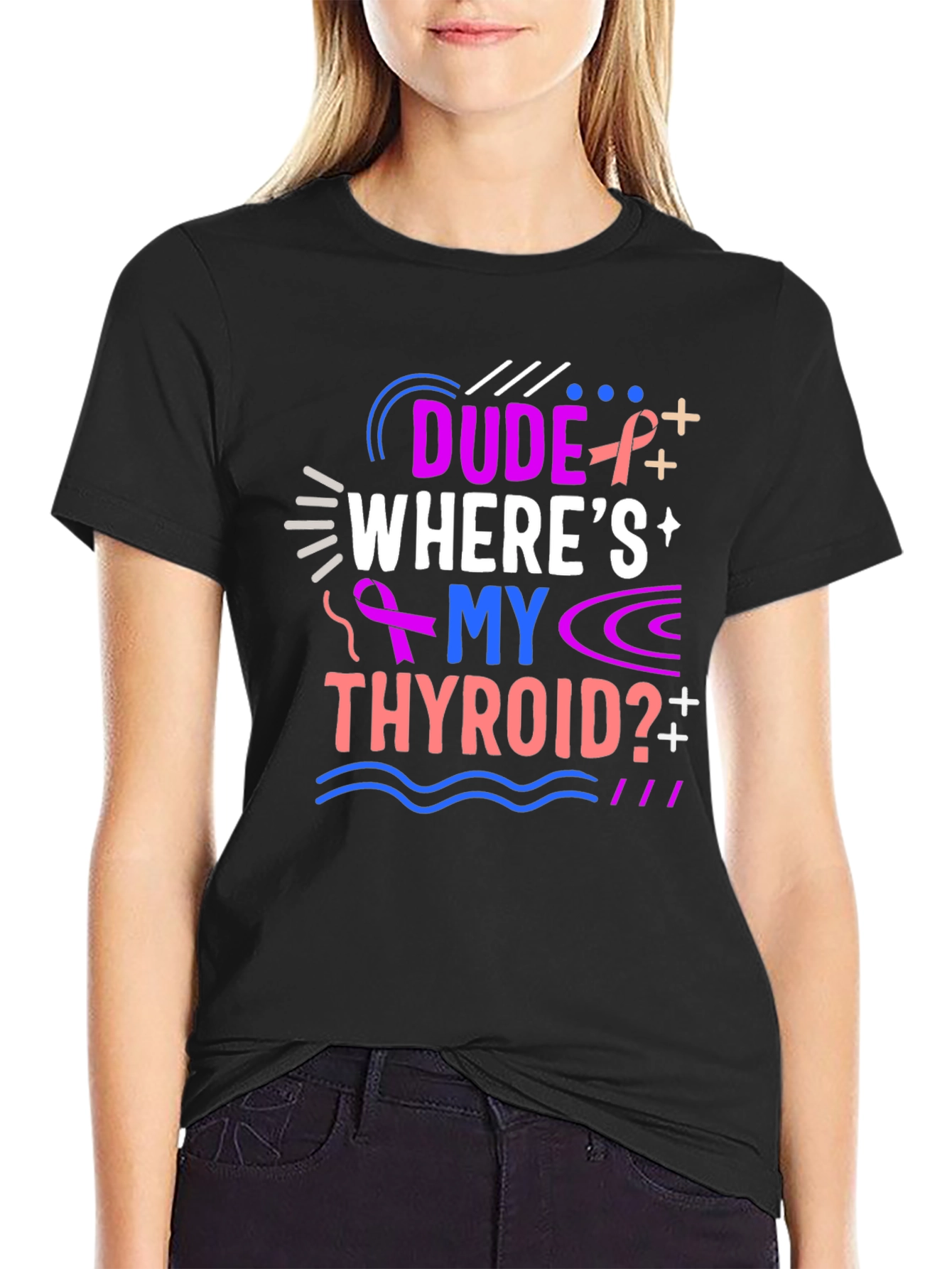 Dude Wheres My Thyroid T-Shirt