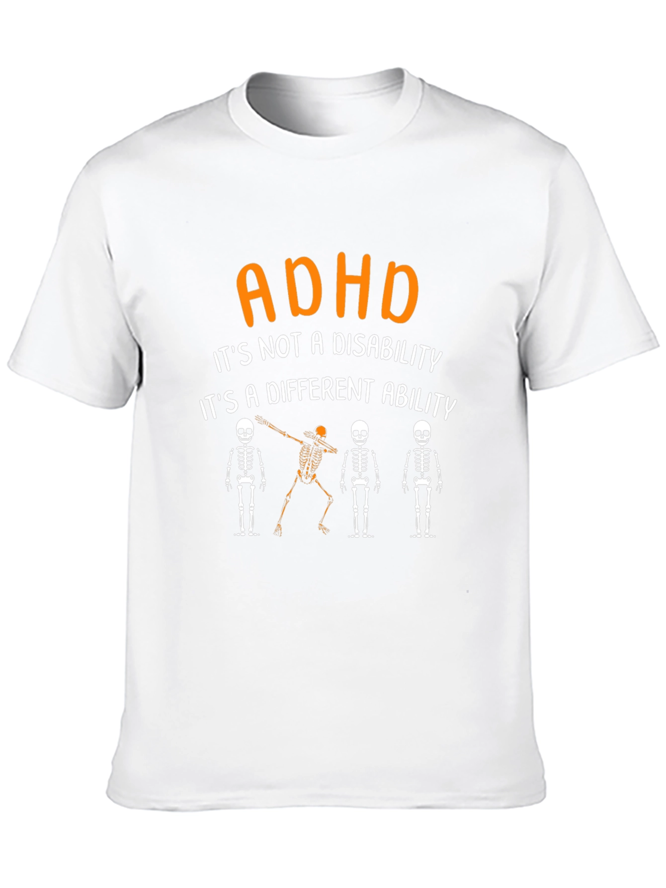 ADHD Different Ability Skeleton T-Shirt