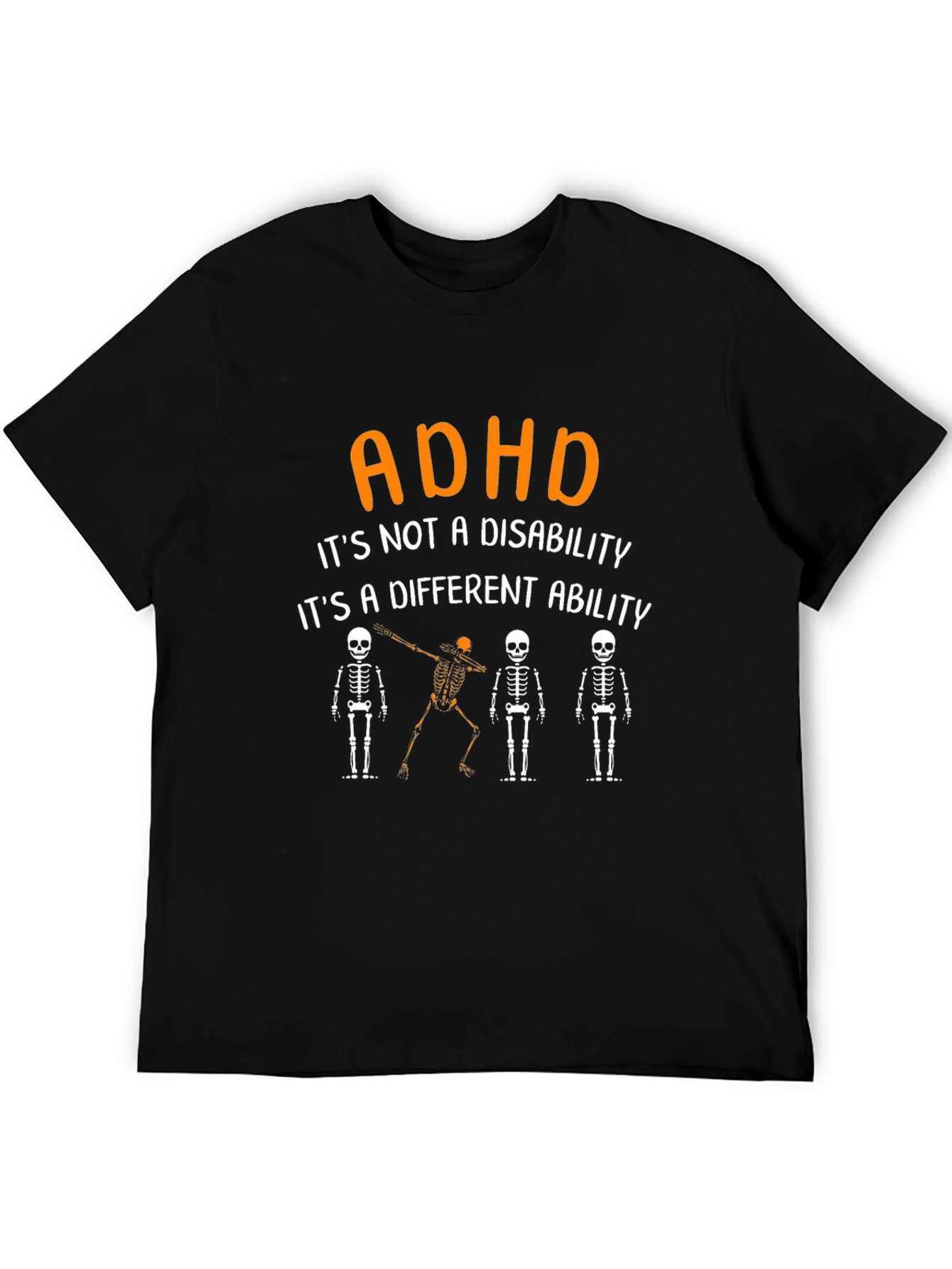 ADHD Different Ability Skeleton T-Shirt