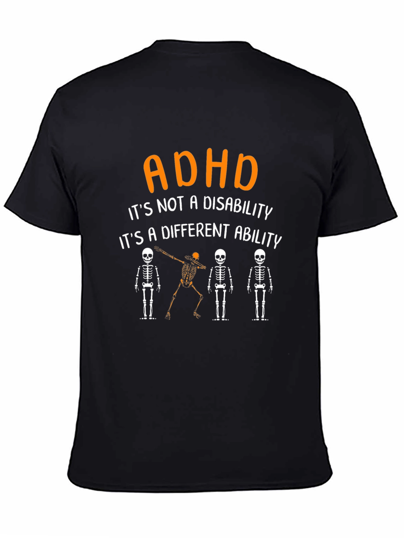 ADHD Different Ability Skeleton T-Shirt