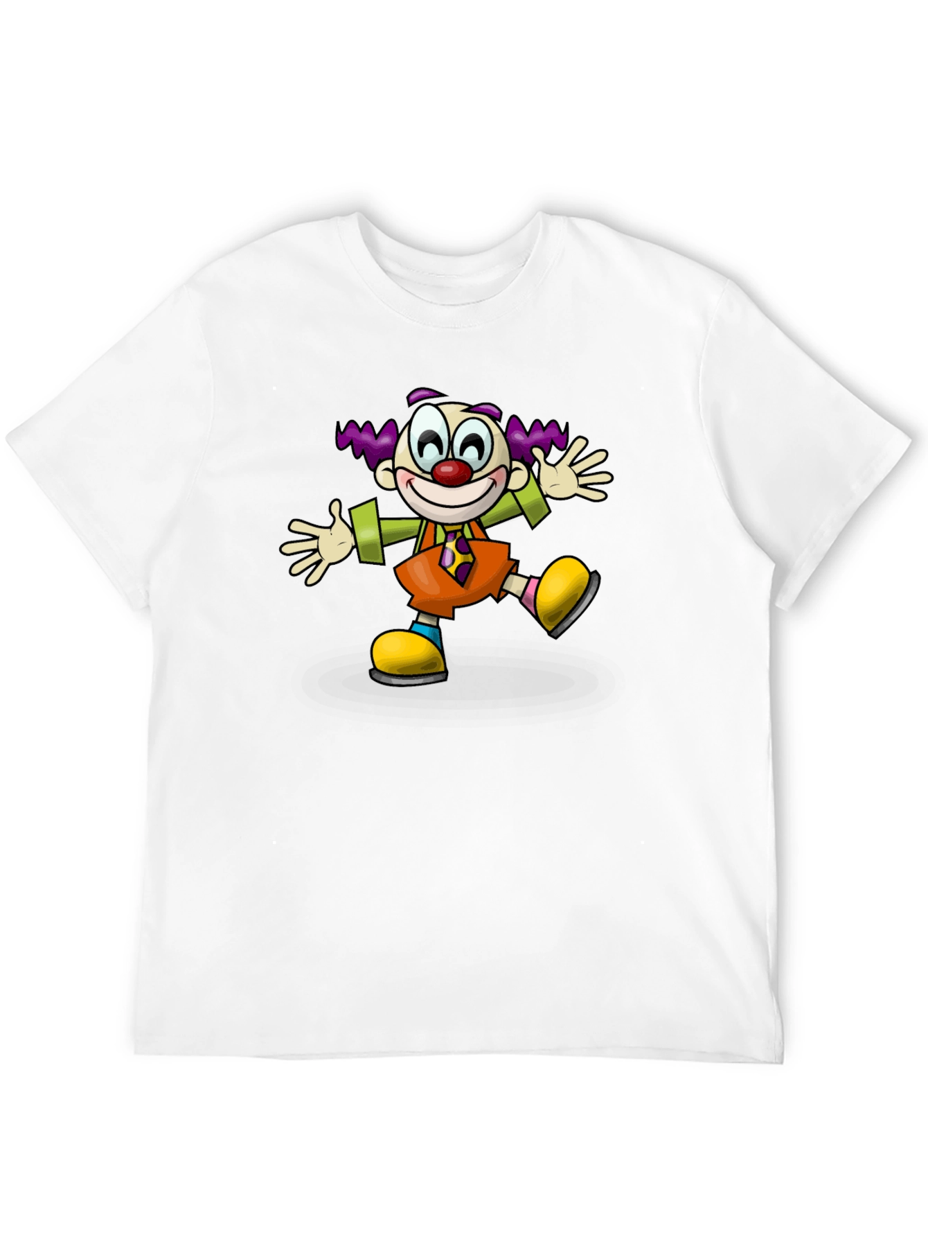 Clown Graphic T-Shirt - Black Cotton Tee