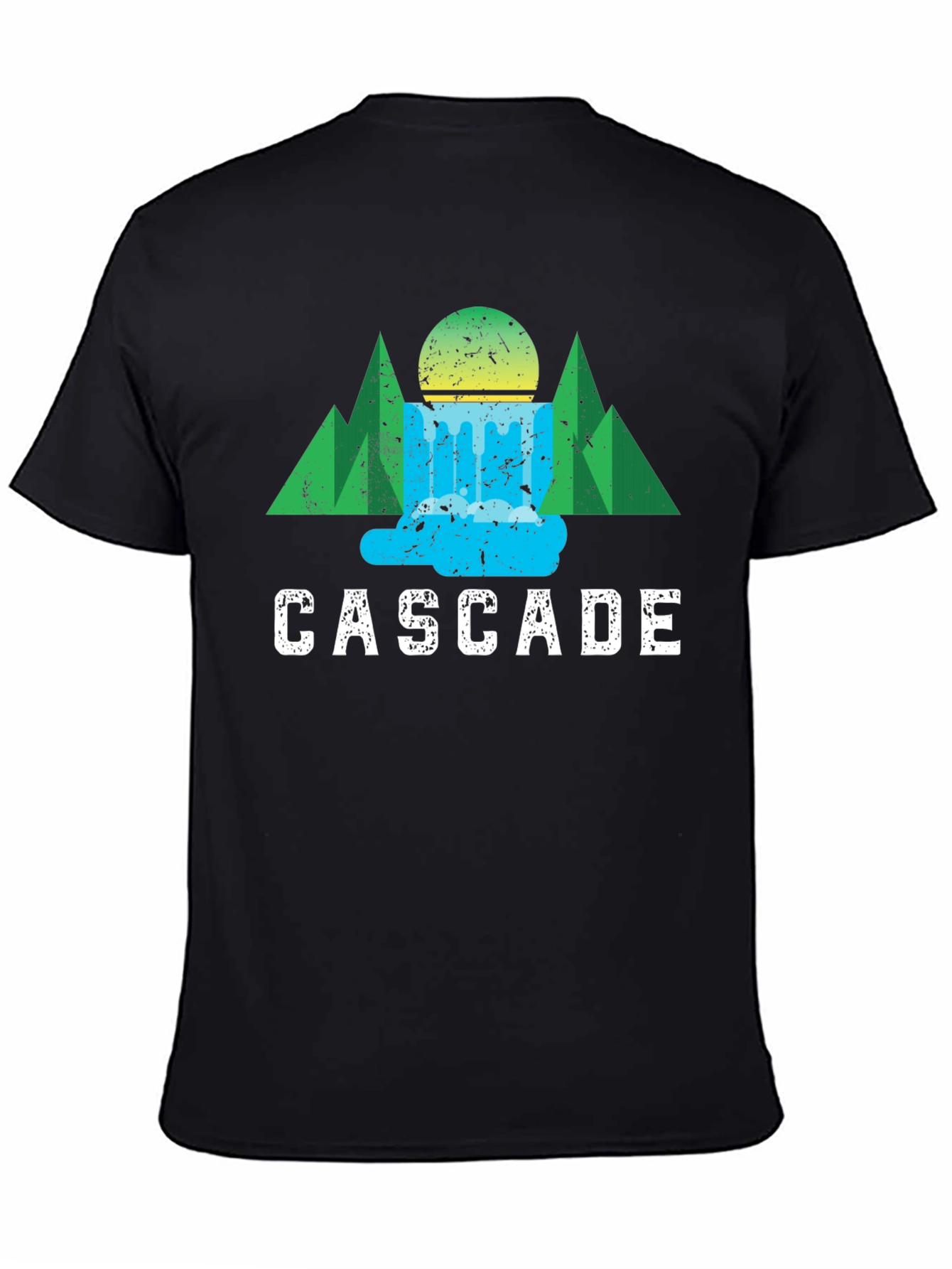Cascade Graphic Tee - Nature Inspired Design