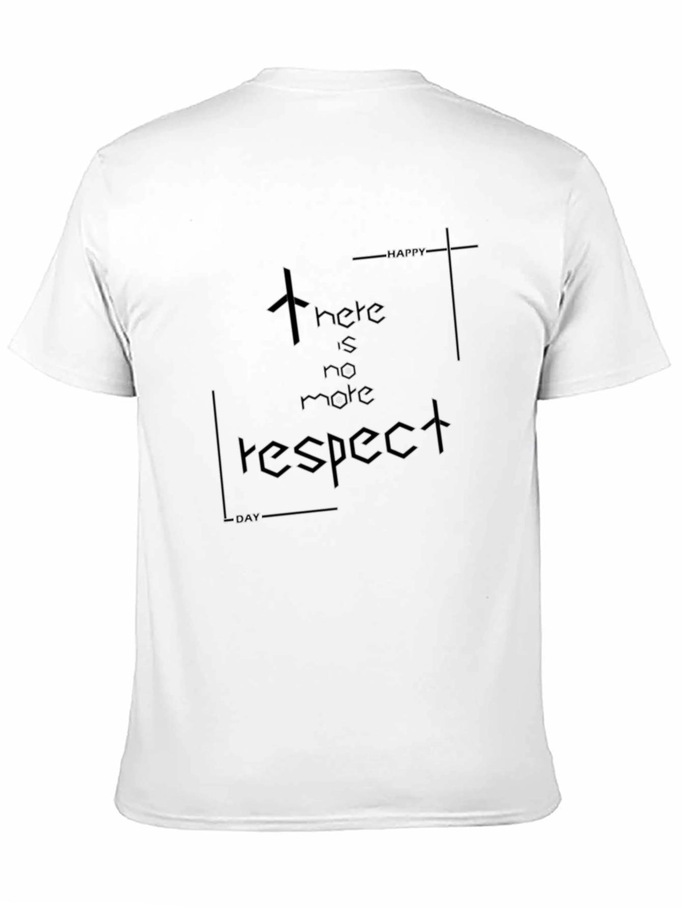 Edgy No More Respect Graphic Tee