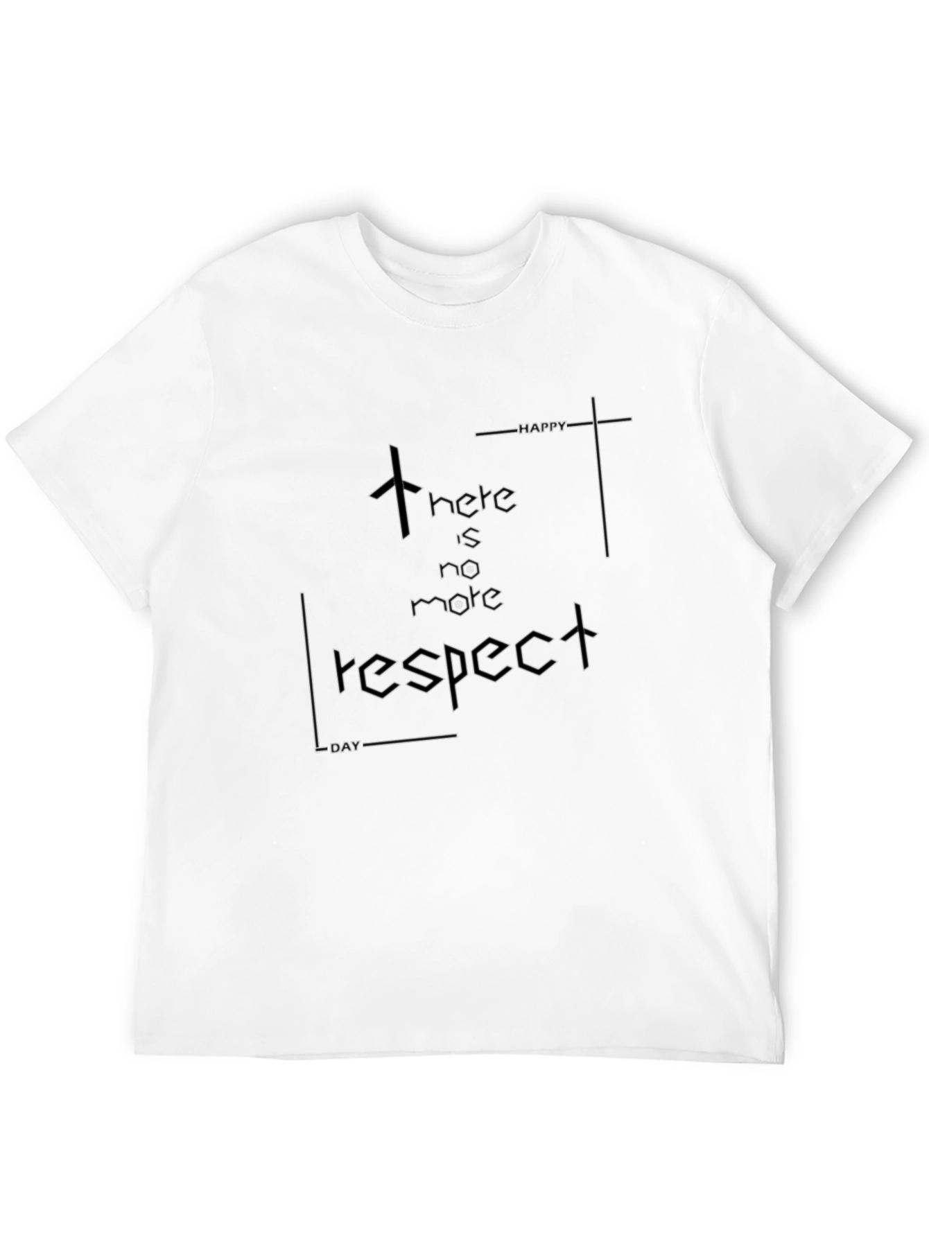Edgy No More Respect Graphic Tee