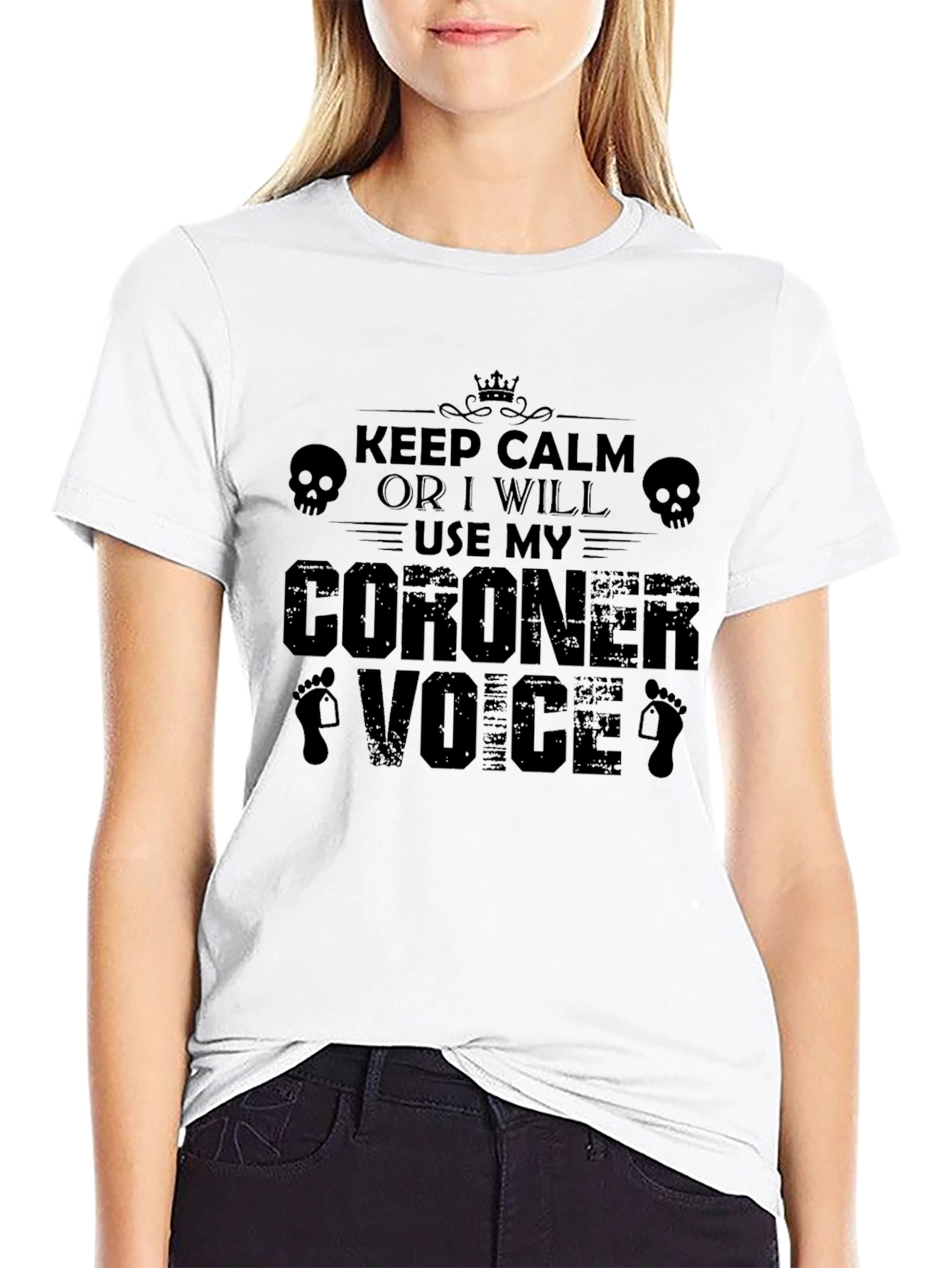 Keep Calm Coroner Voice T-Shirt