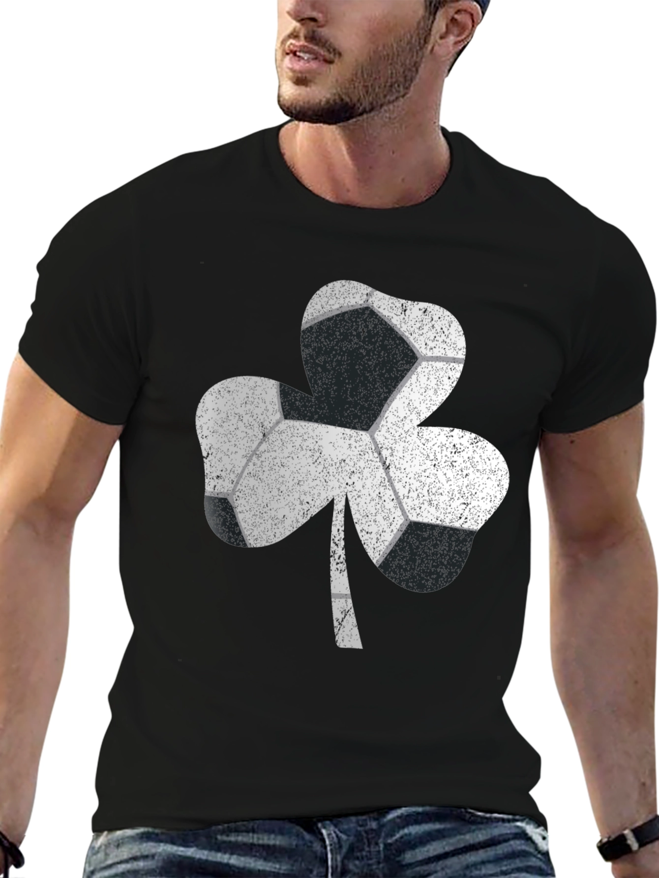 Soccer Shamrock T-Shirt - Lucky St. Patricks Day Tee