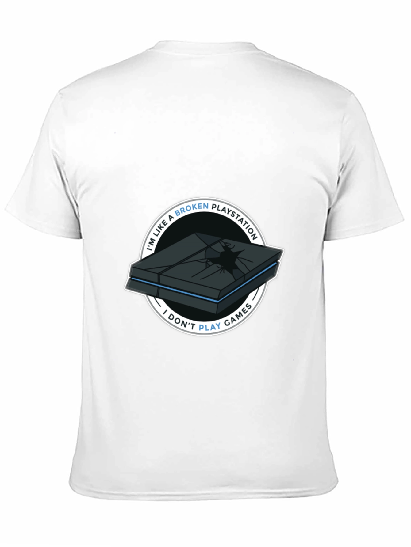 Broken Playstation Funny T-Shirt