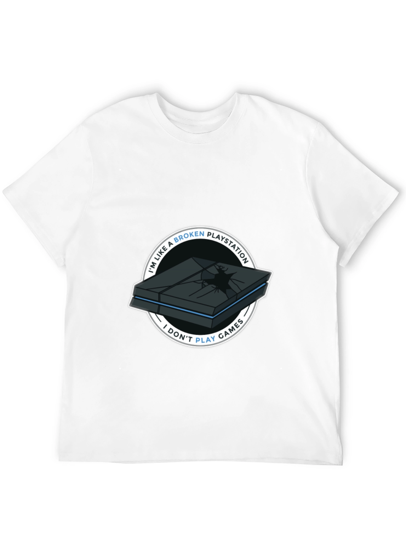 Broken Playstation Funny T-Shirt