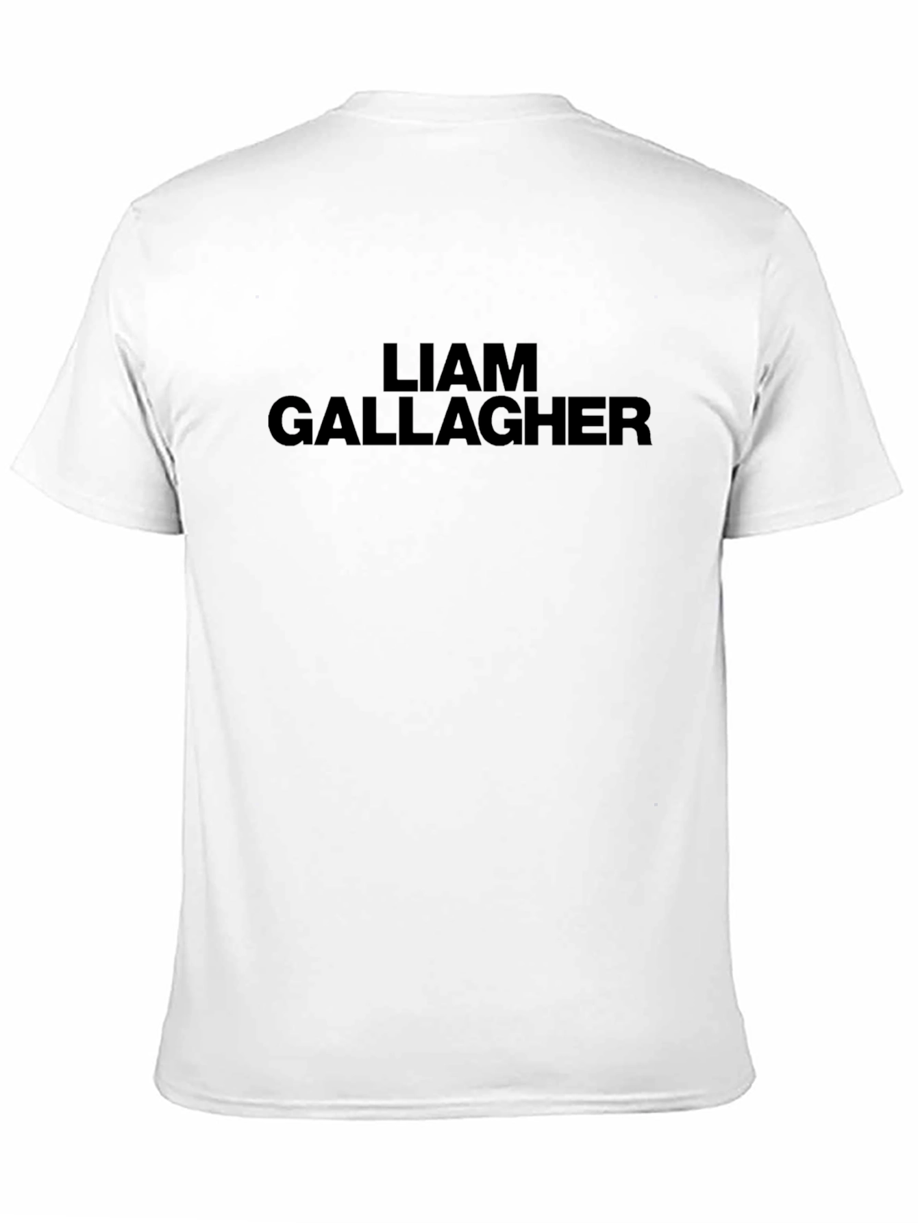 Liam Gallagher Black T-Shirt - Music Fan Apparel
