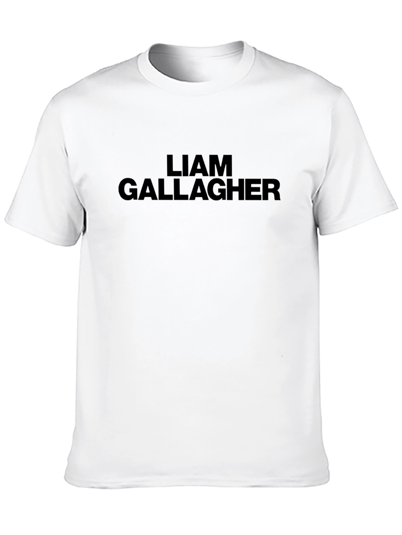 Liam Gallagher Black T-Shirt - Music Fan Apparel