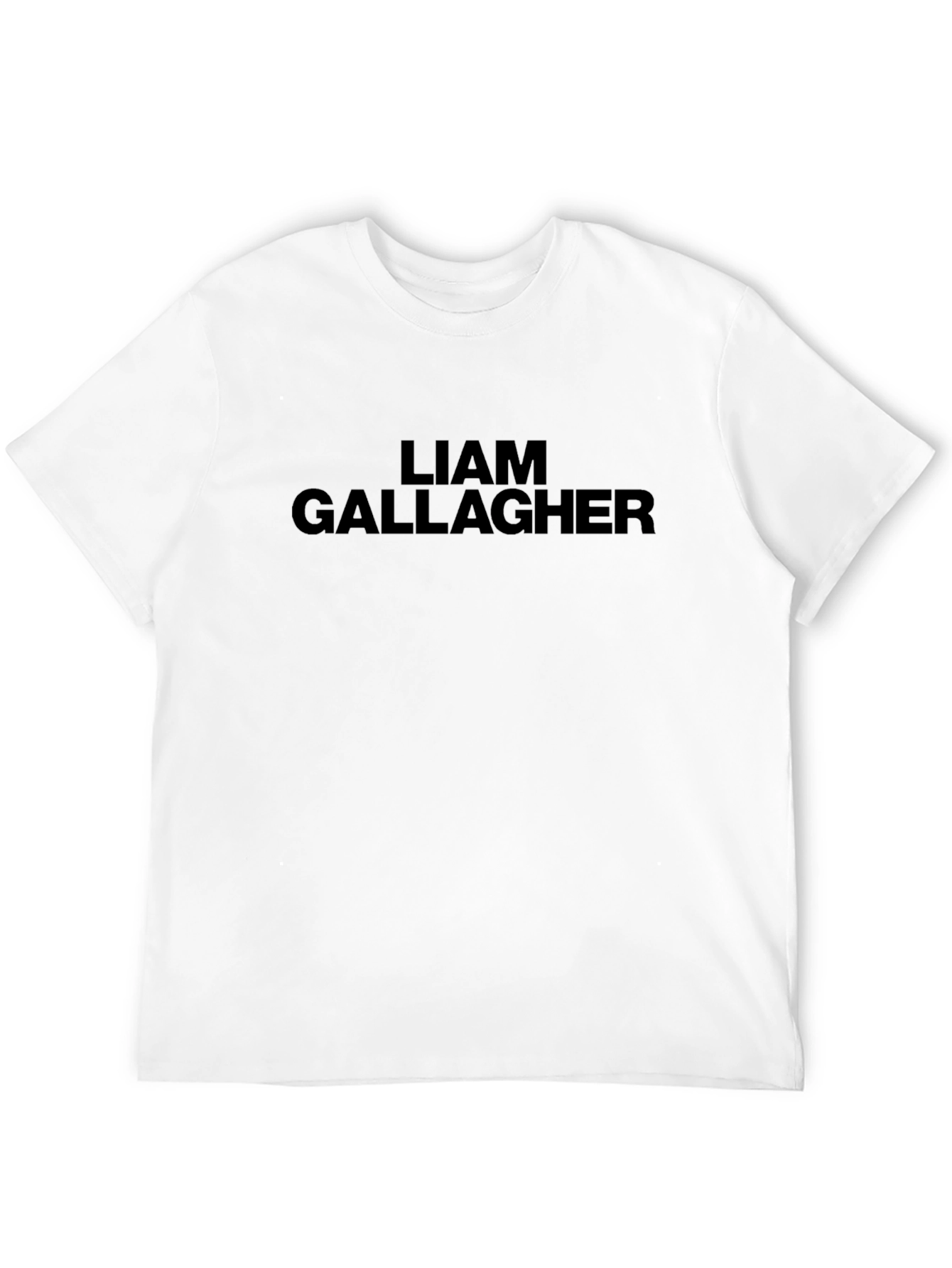 Liam Gallagher Black T-Shirt - Music Fan Apparel