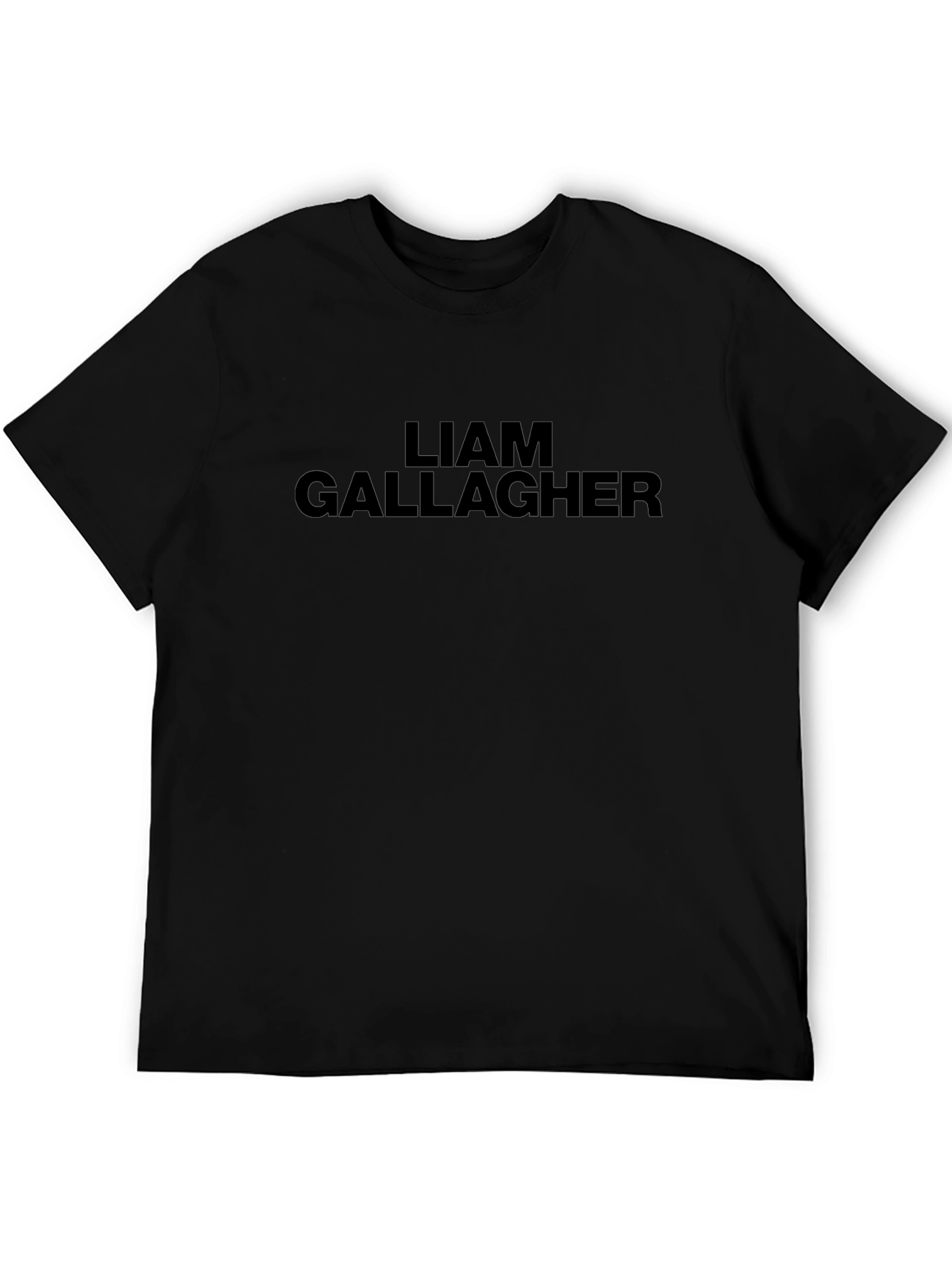 Liam Gallagher Black T-Shirt - Music Fan Apparel