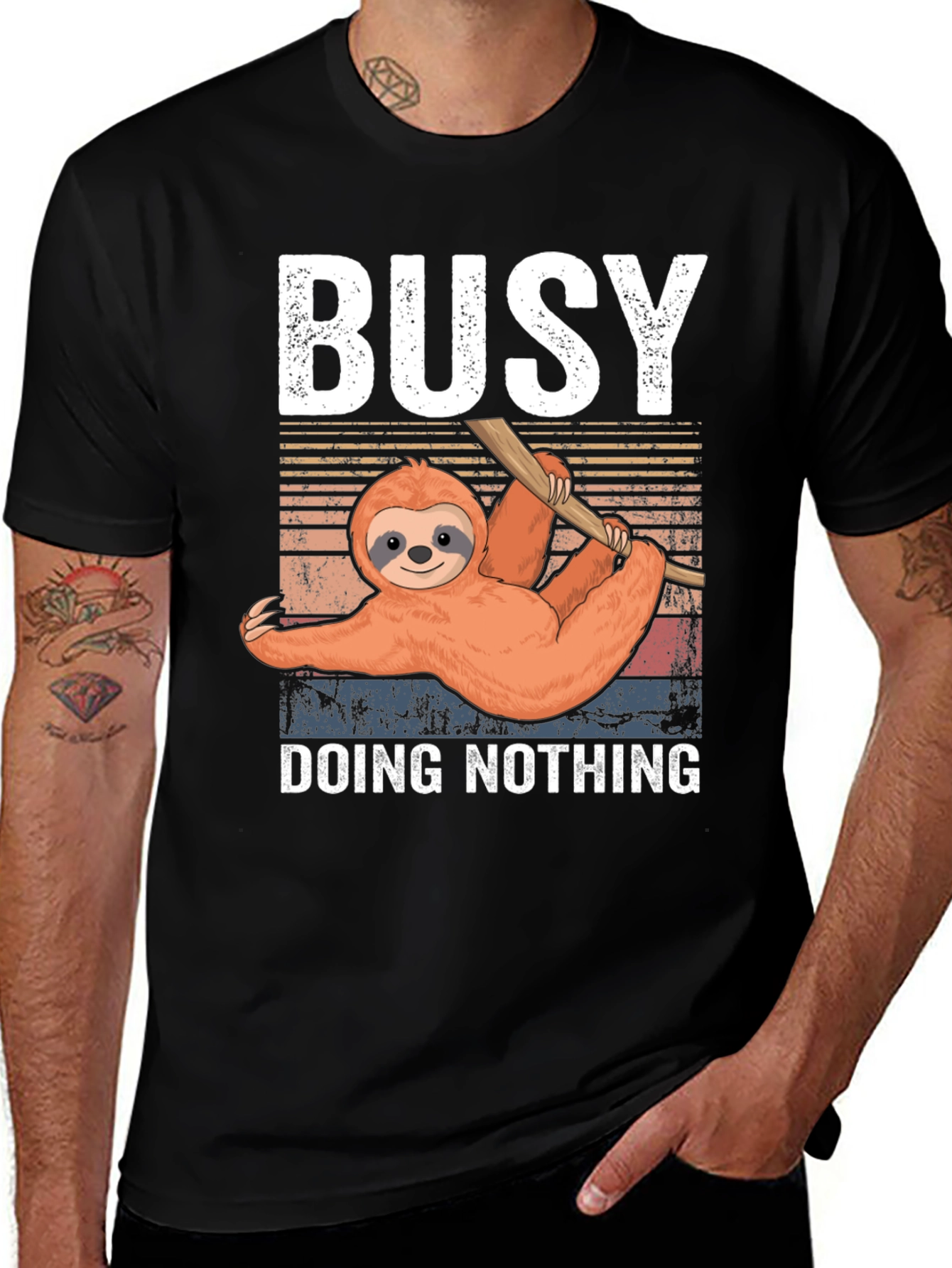 Busy Doing Nothing Sloth T-Shirt