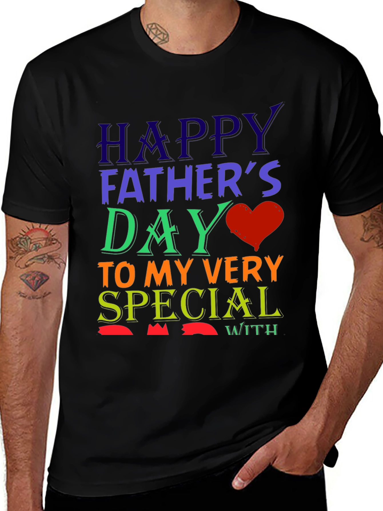 Happy Fathers Day Special Graphic T-Shirt