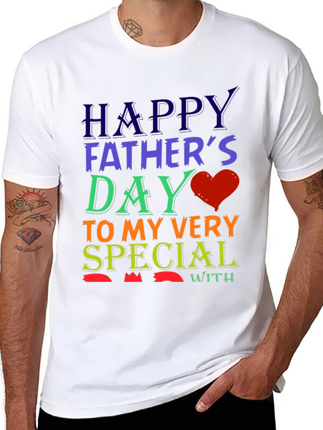 Happy Fathers Day Special Graphic T-Shirt