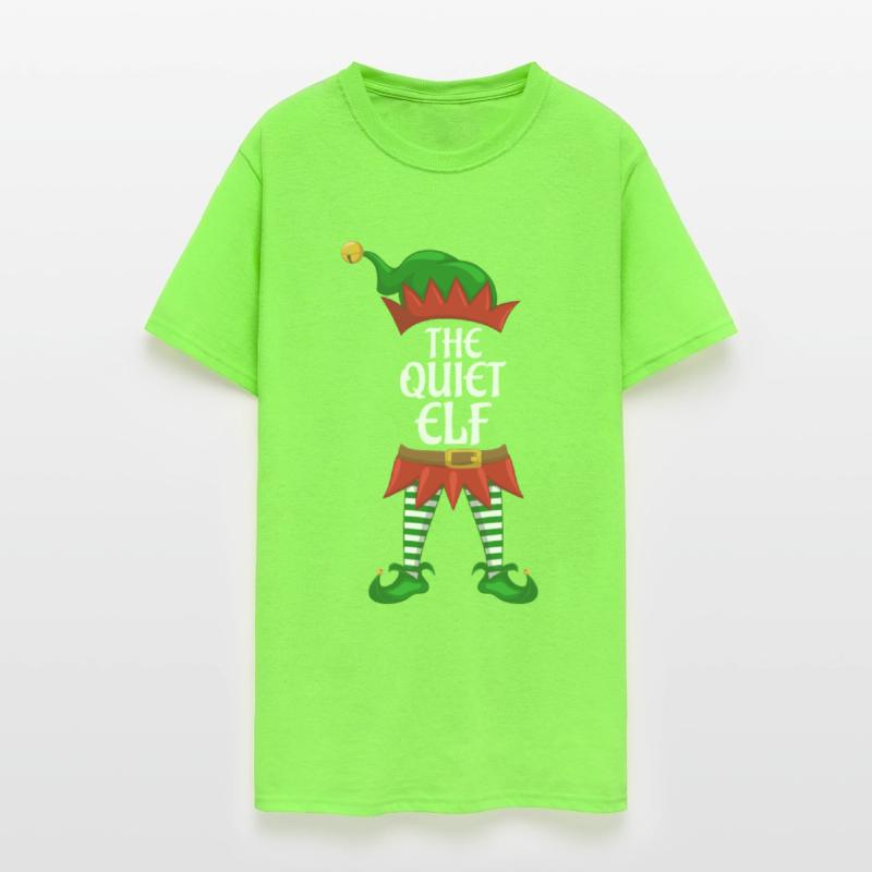 Quiet Elf Family Matching Group Christmas Party