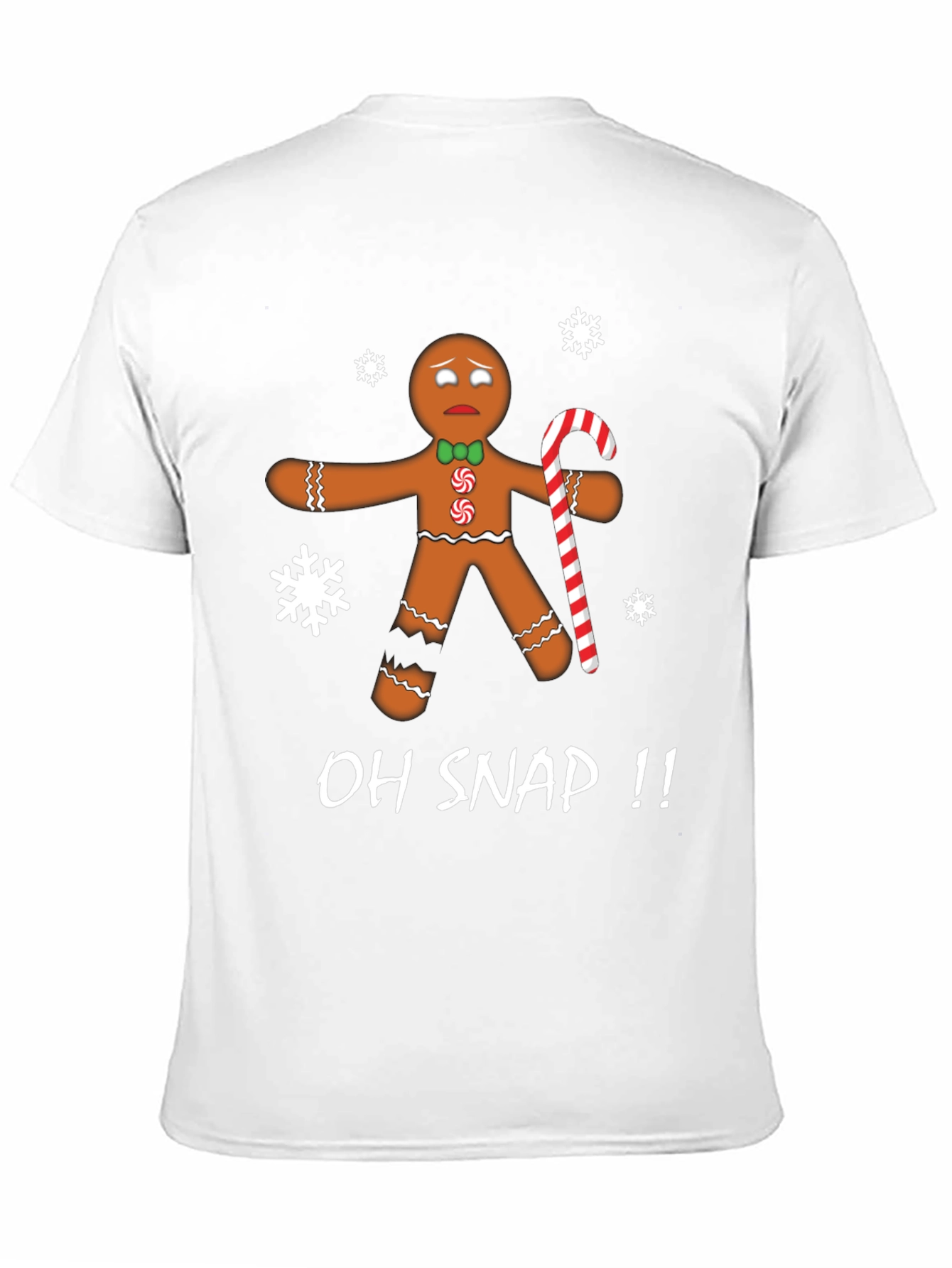 Oh Snap Gingerbread Man Christmas T-Shirt