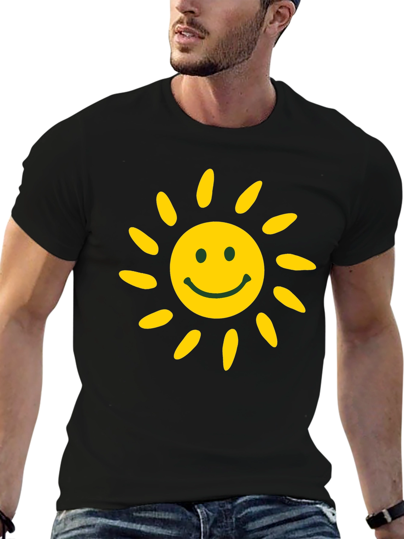 Sunny Smiley Face Graphic T-Shirt
