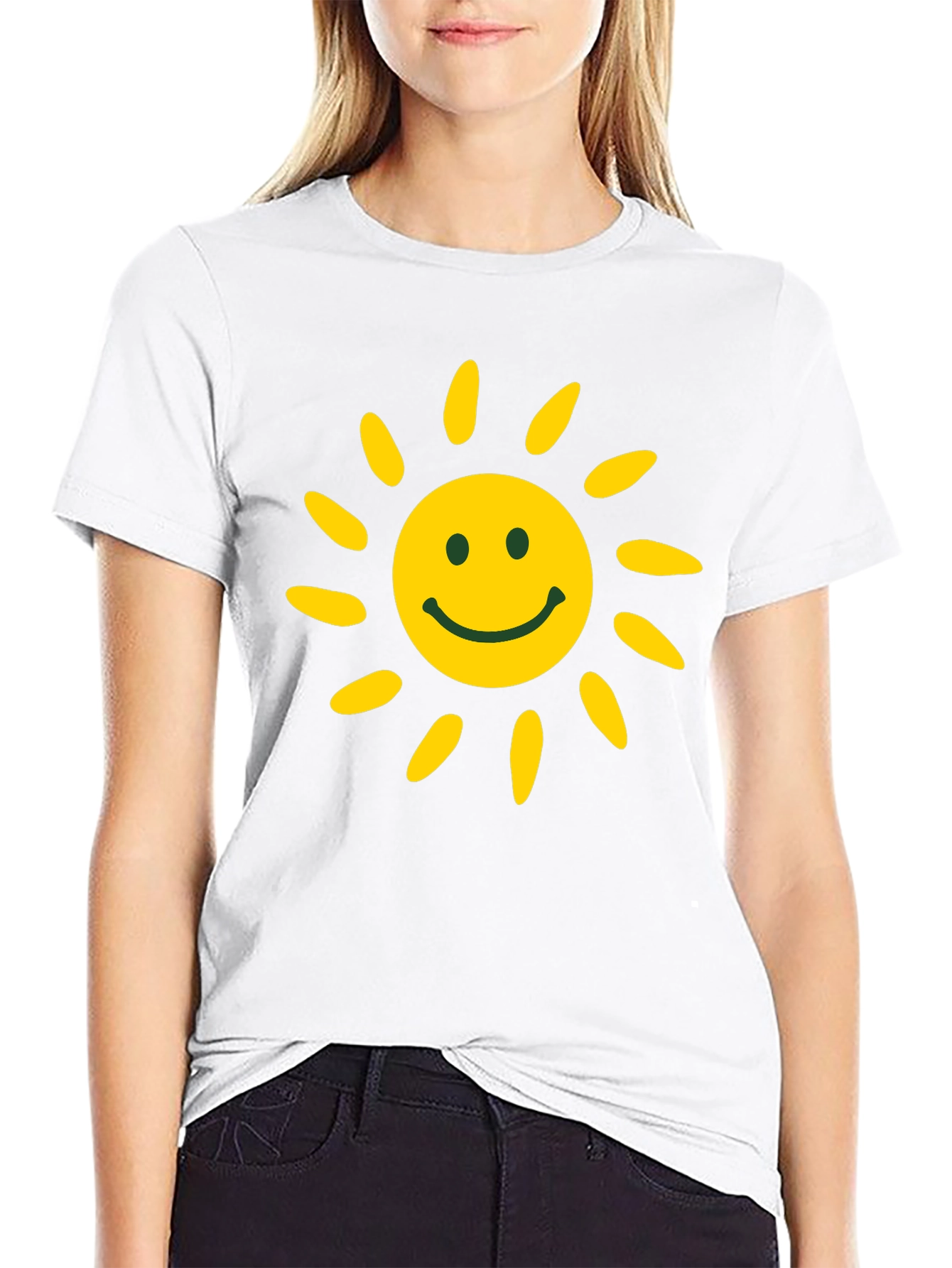 Sunny Smiley Face Graphic T-Shirt