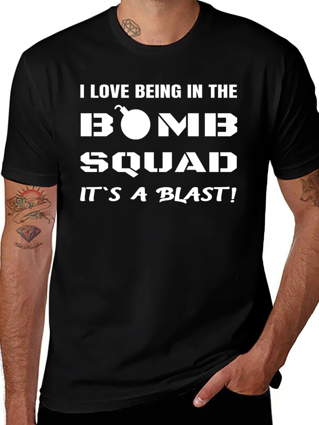 Bomb Squad Humor T-Shirt - Its a Blast!